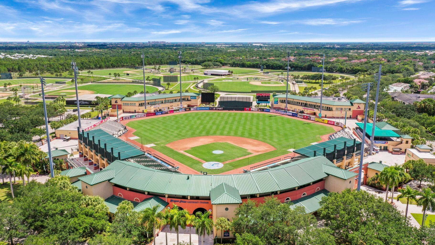 Aerial of Roger Dean Chevrolet Stadium