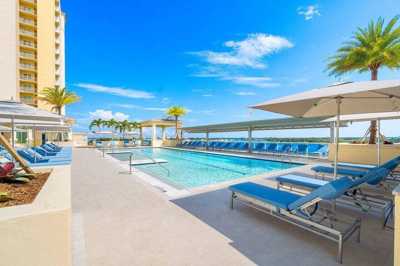 2640 Lake Shore Drive, #711, Riviera Beach, FL 33404 Expansive new pool deck