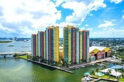 2640 Lake Shore Drive, #711, Riviera Beach, FL 33404 boat marina adjacent to community