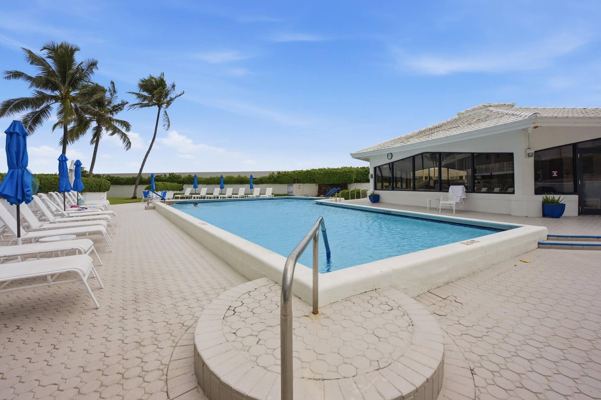 3589 S Ocean Boulevard, #808, South Palm Beach, FL 33480 Oceanfront Pool at Mayfair Oceanside.