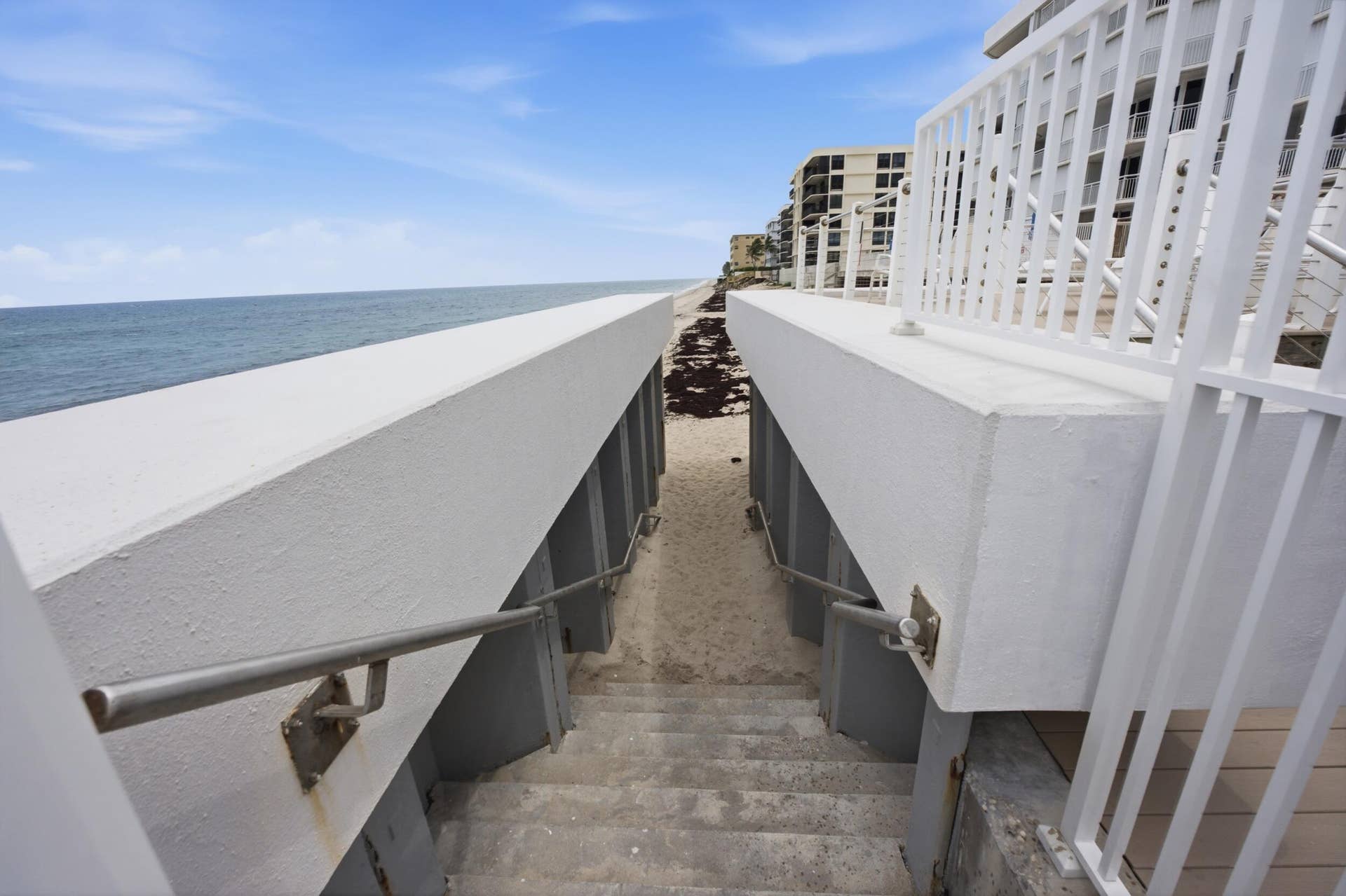 3589 S Ocean Boulevard, #808, South Palm Beach, FL 33480 Private deeded walkway to the ocean from the sister building across the street.