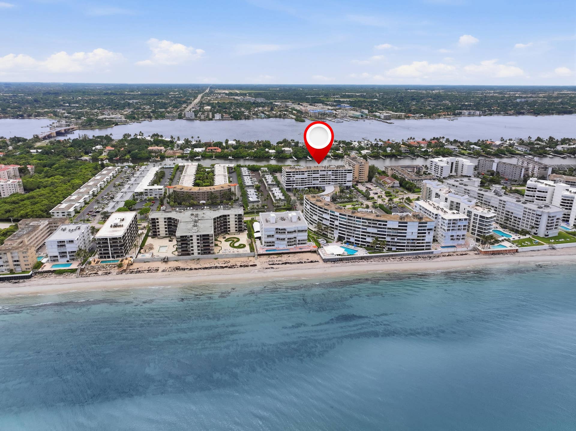 3589 S Ocean Boulevard, #808, South Palm Beach, FL 33480 Coastal community featuring white sand beaches and beachfront properties