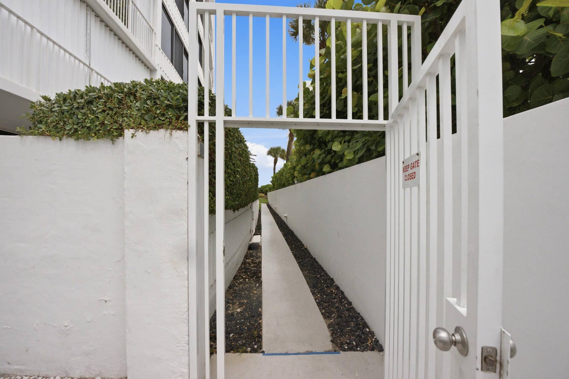 3589 S Ocean Boulevard, #808, South Palm Beach, FL 33480 Private gate to the ocean