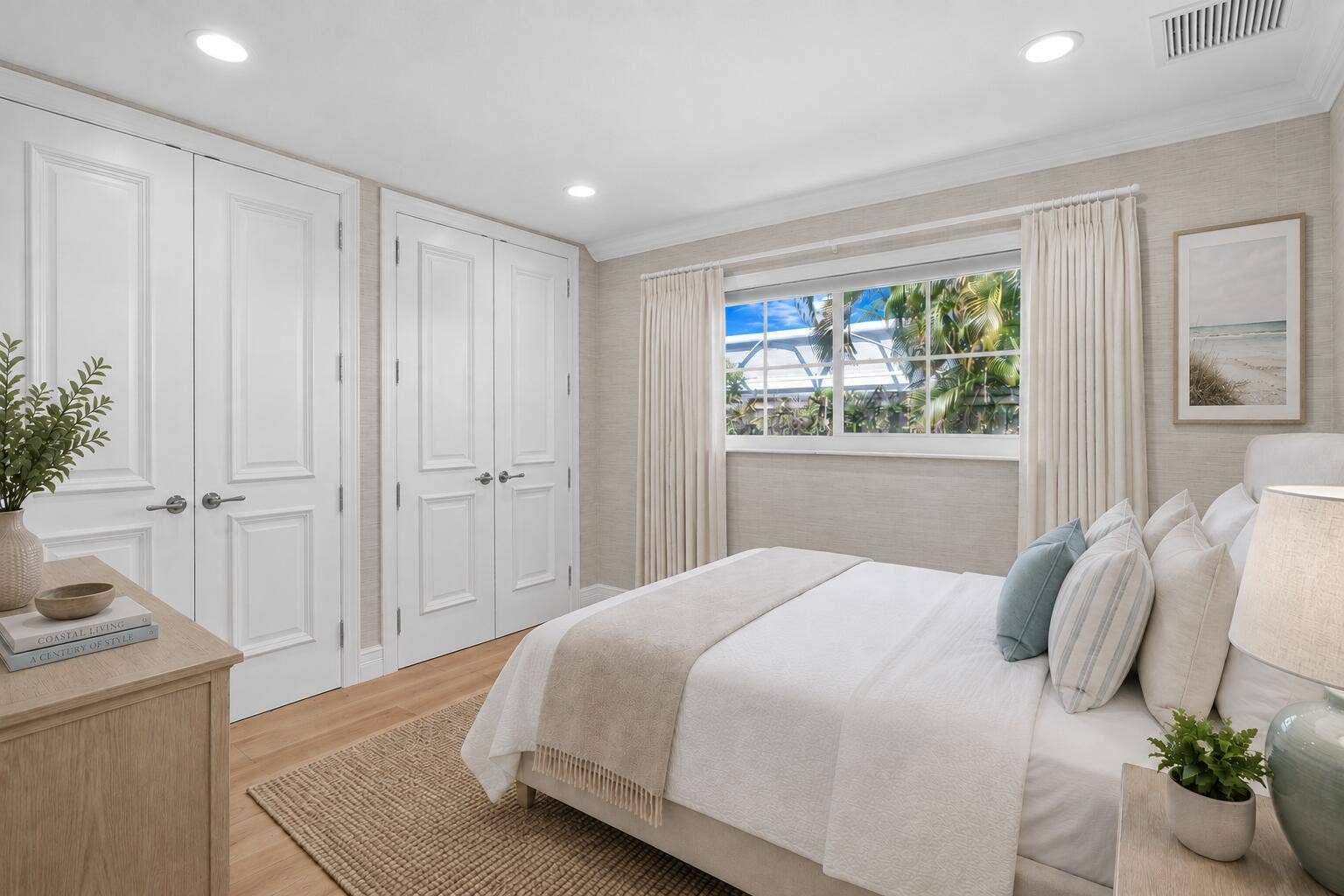 Virtually Staged Second Bedroom