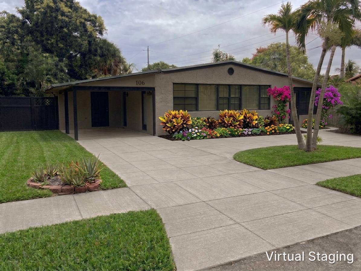 406 NE 18TH Avenue, Pompano Beach, FL 33060 406 NE 18th Ave elevation virtually stag