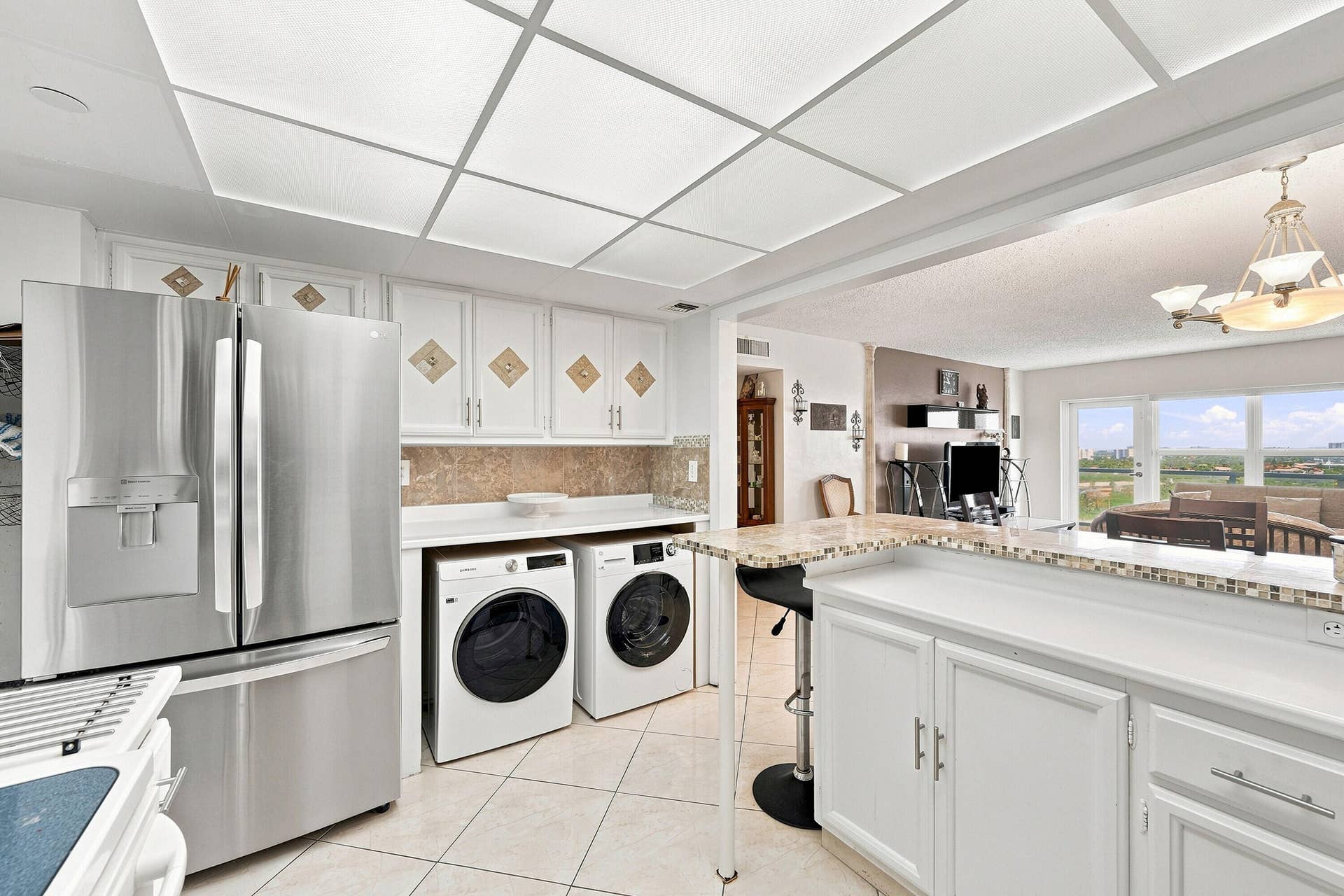 3750 Galt Ocean Drive, #1108, Fort Lauderdale, FL 33308 w/d in the kitchen