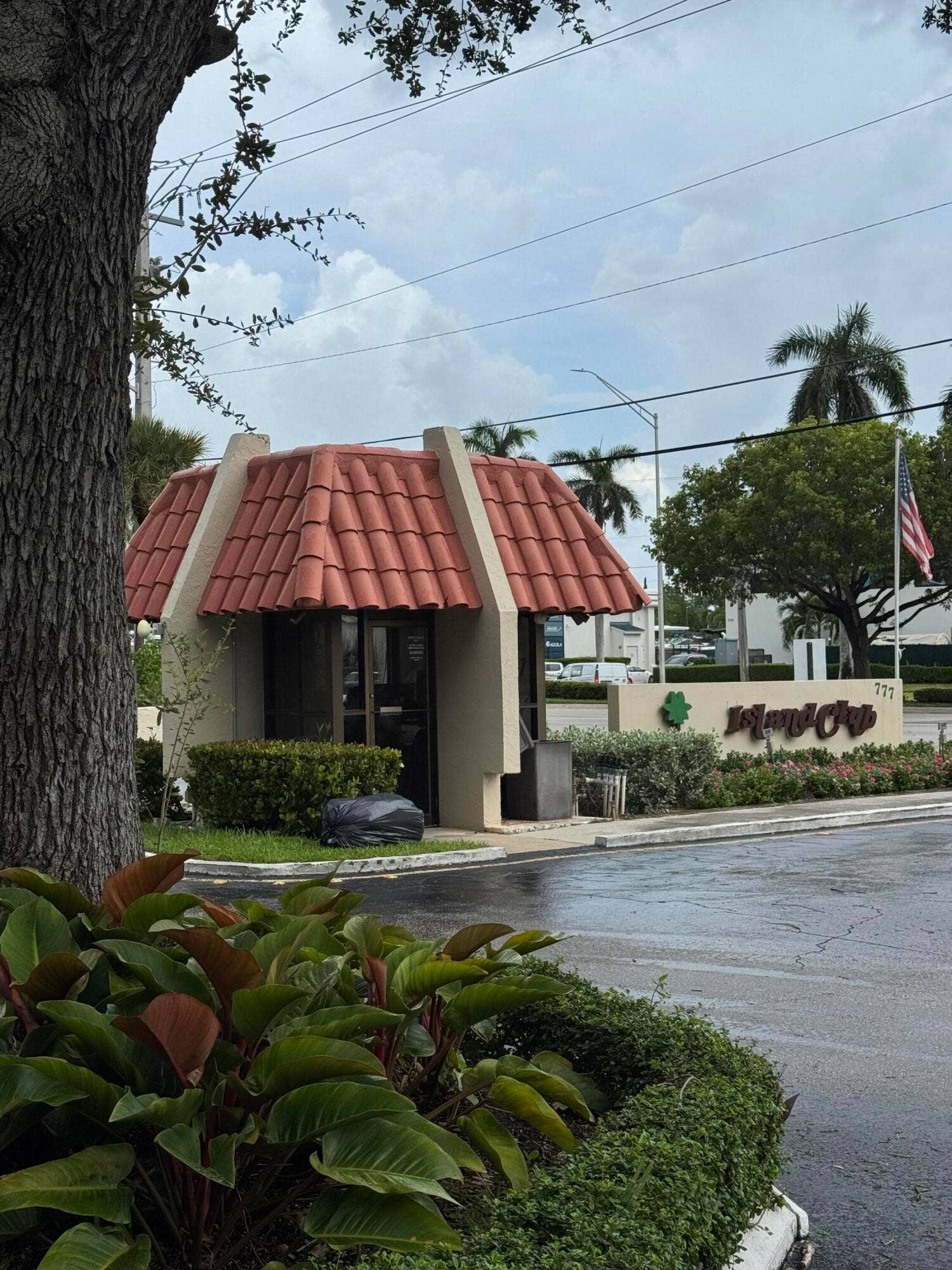 gated entrance
