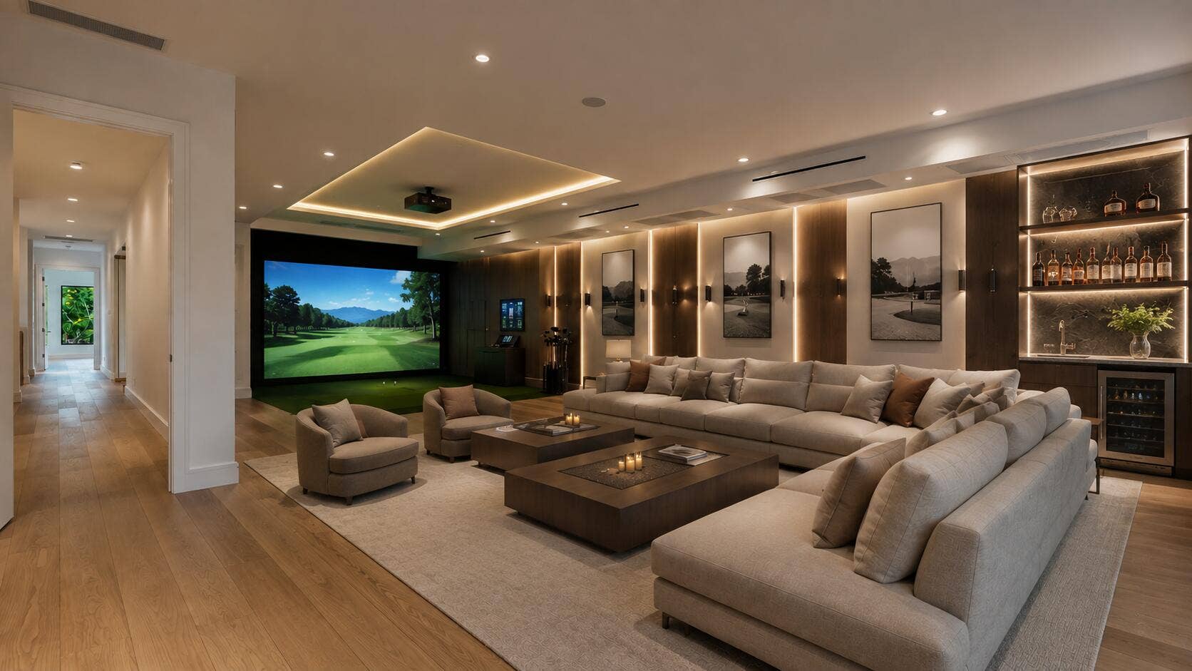 Clubroom (Virtually Staged)