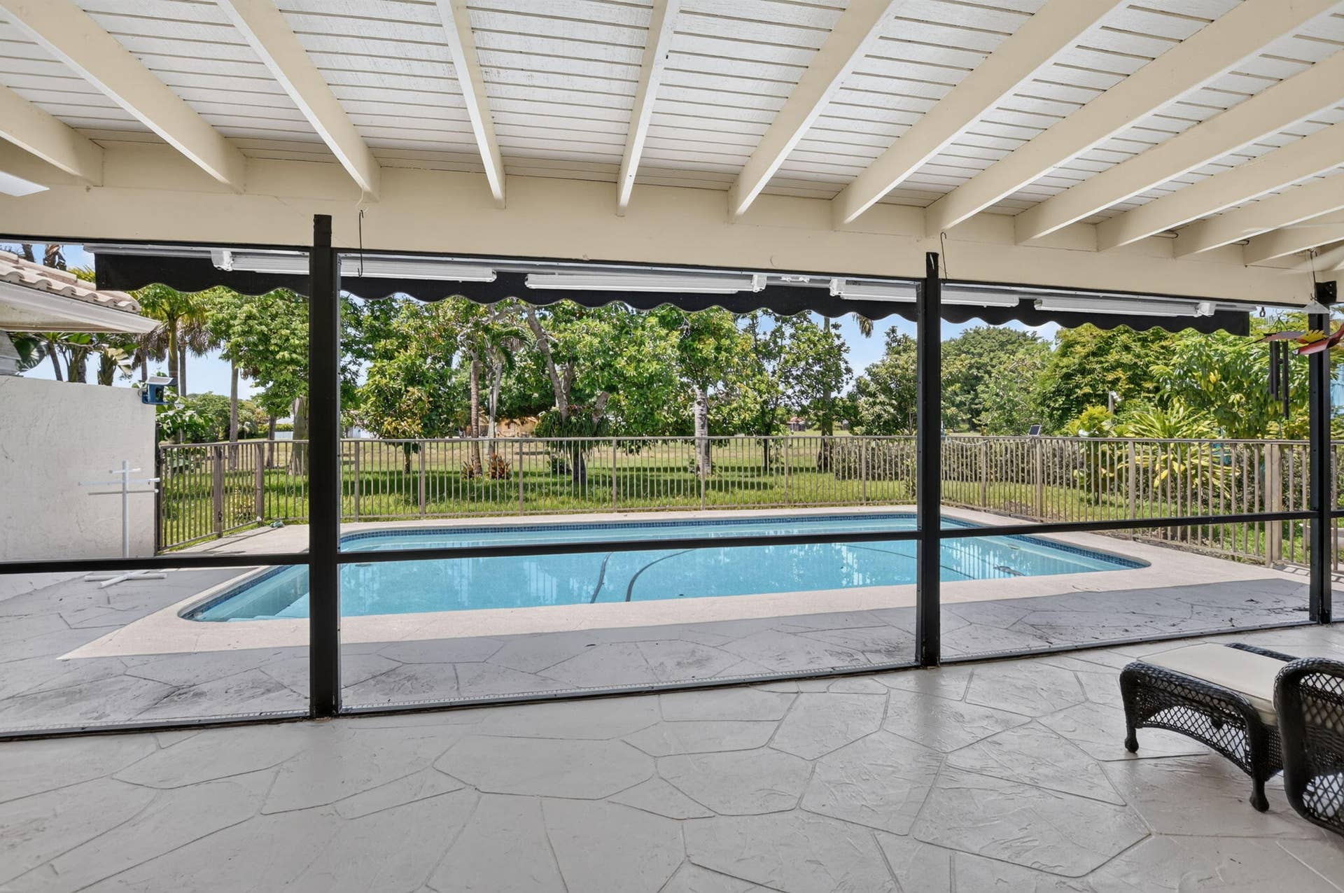 Covered patio