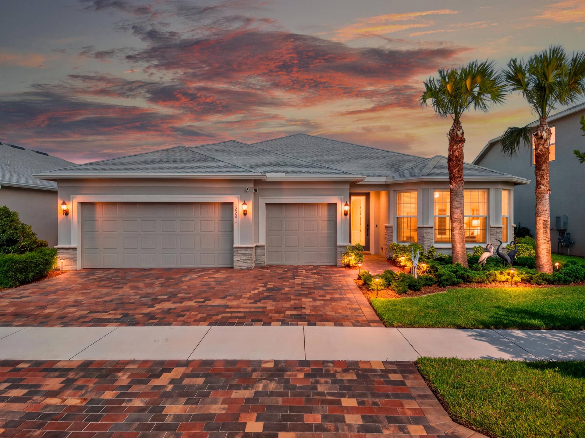 12241 SW Myrtle Oak Drive, Port St Lucie, FL 34987 Front Entrance
