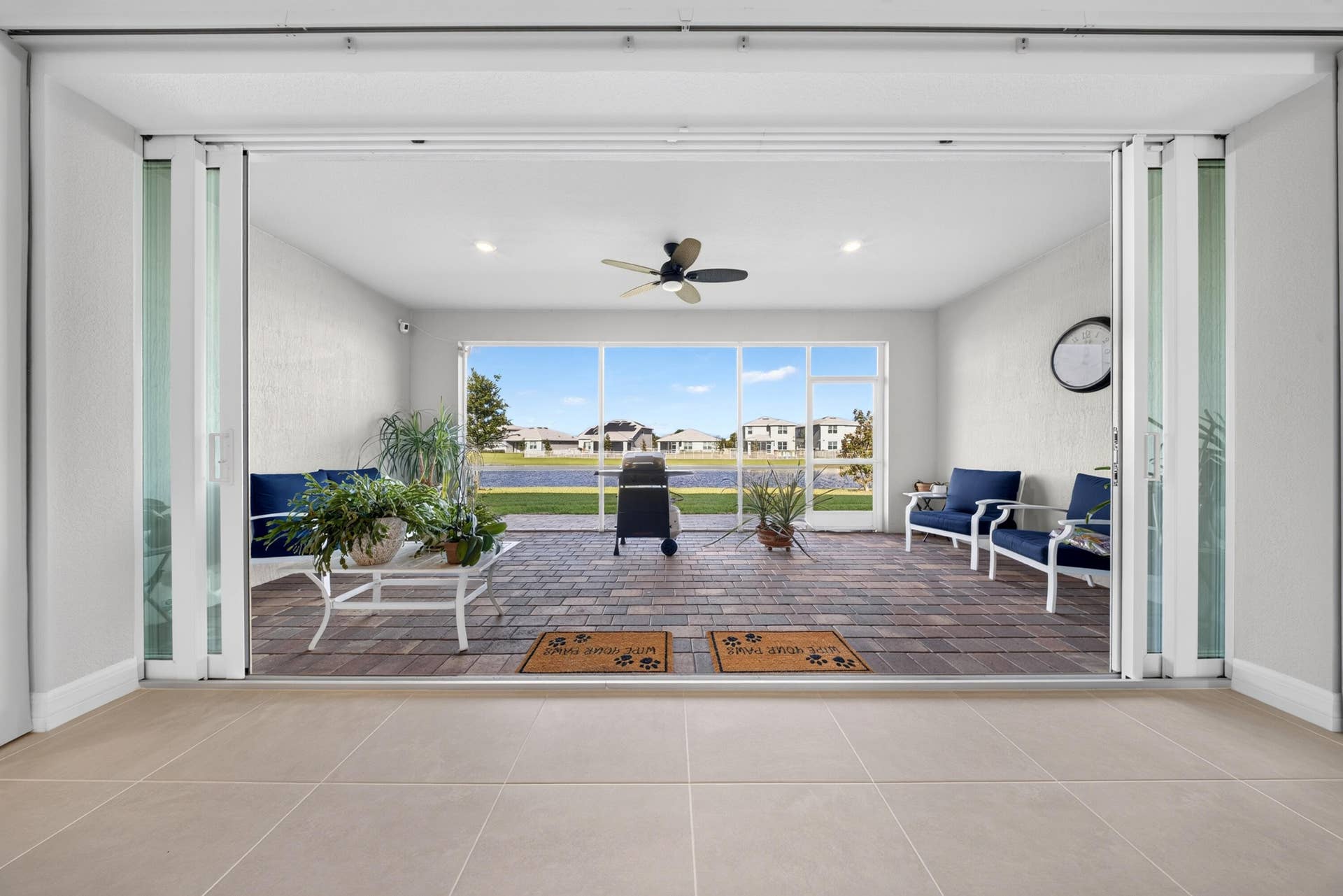 12241 SW Myrtle Oak Drive, Port St Lucie, FL 34987 Lanai Lake view