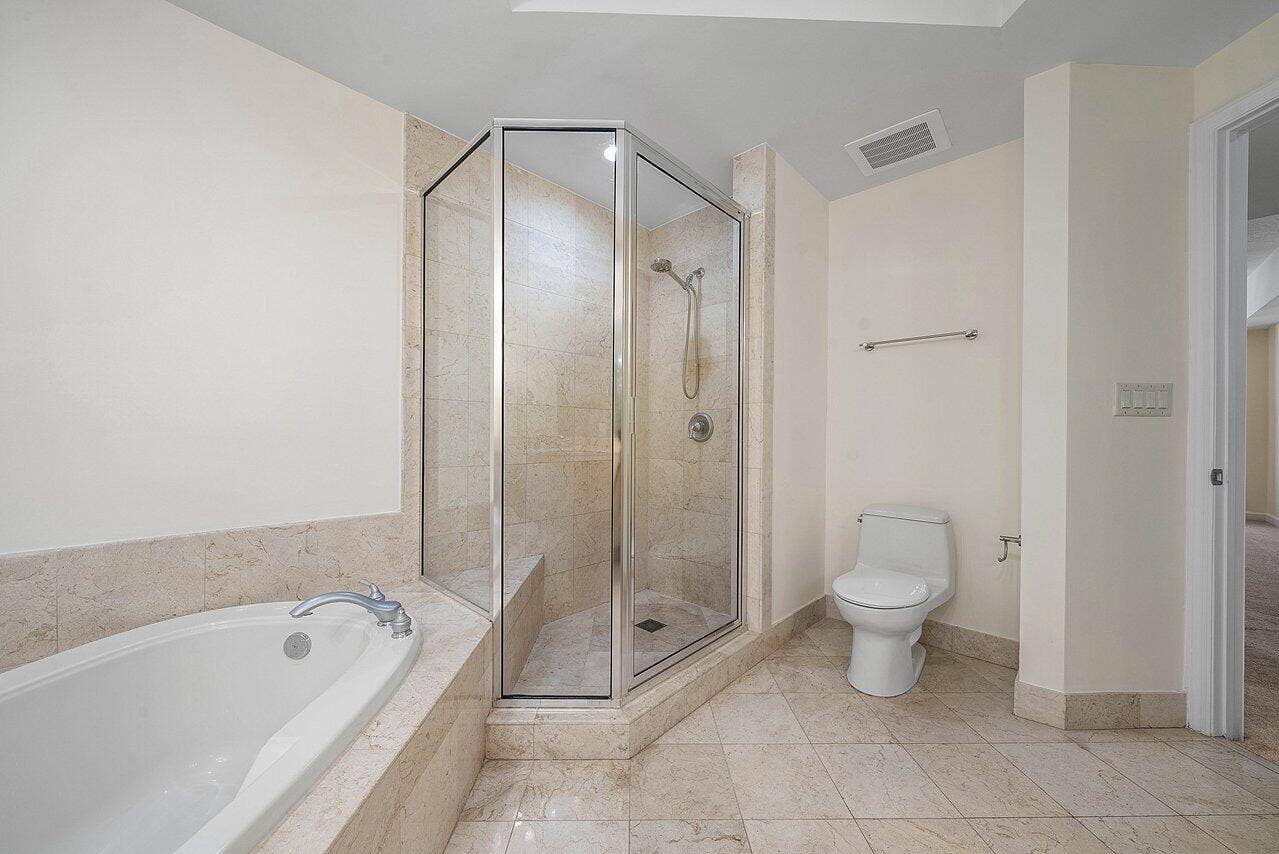 801 S Olive Avenue, #715, West Palm Beach, FL 33401 Shower with roman tub