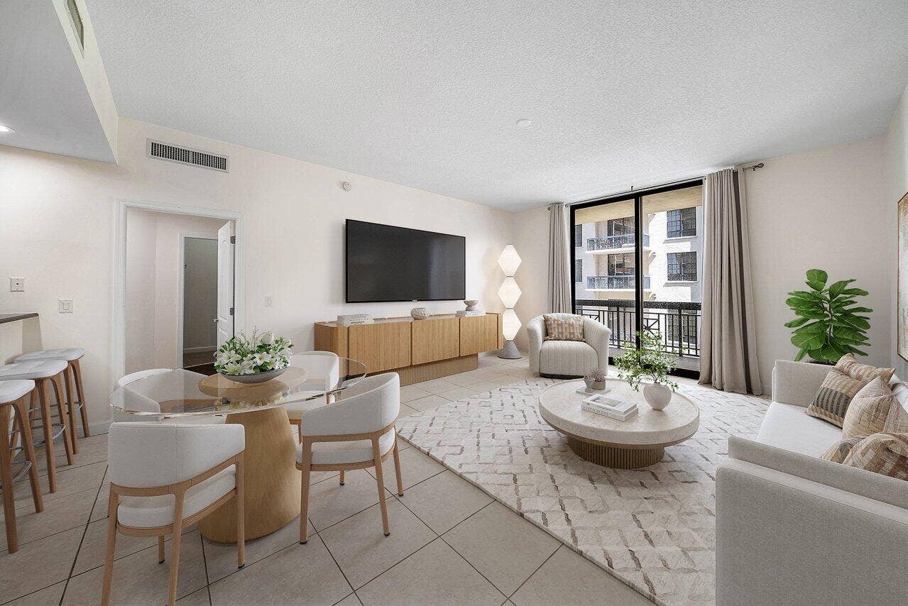 801 S Olive Avenue, #715, West Palm Beach, FL 33401 renderingsof Living room
