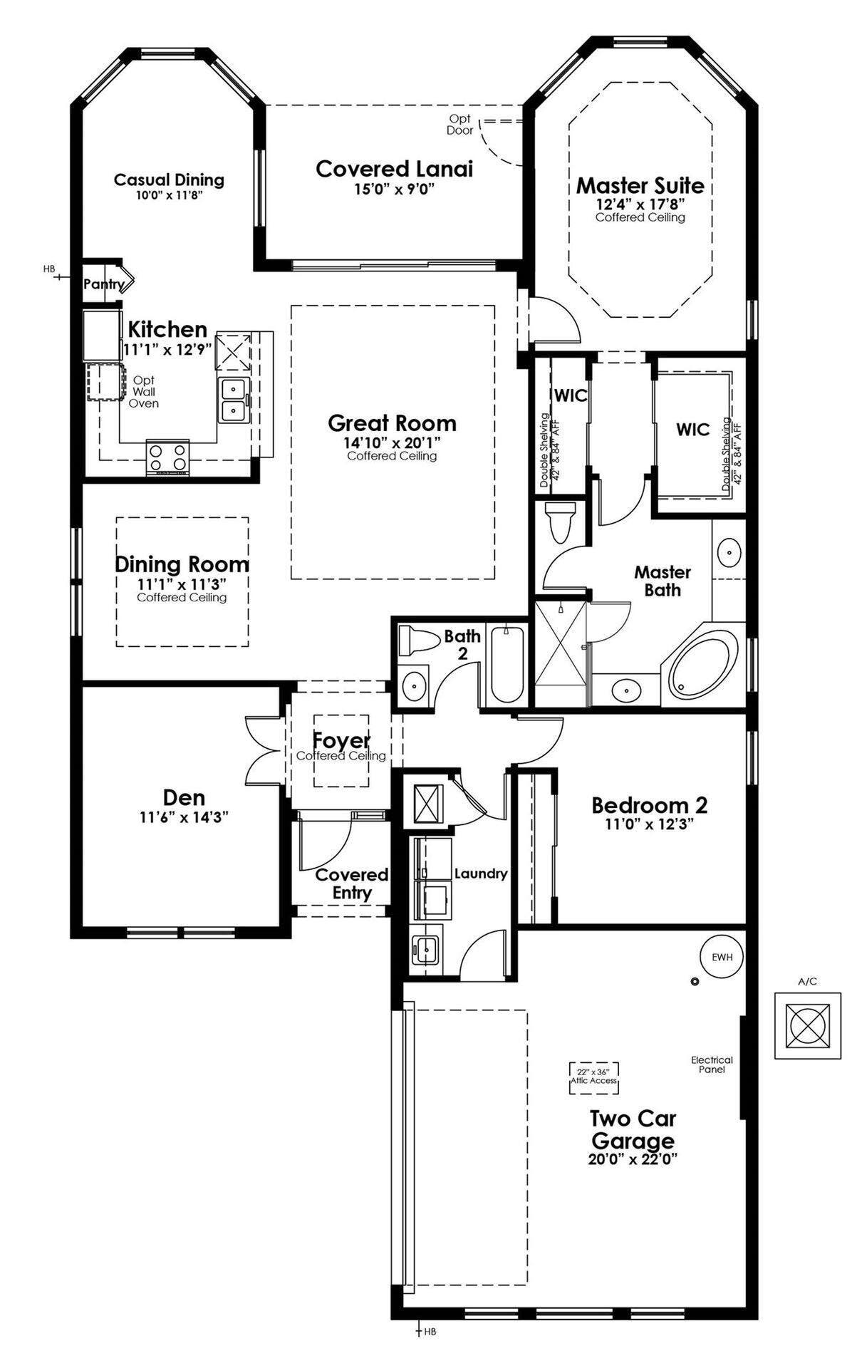 23038 SW ACCESI Way, Port St Lucie, FL 34986 Isabella Floorplan
