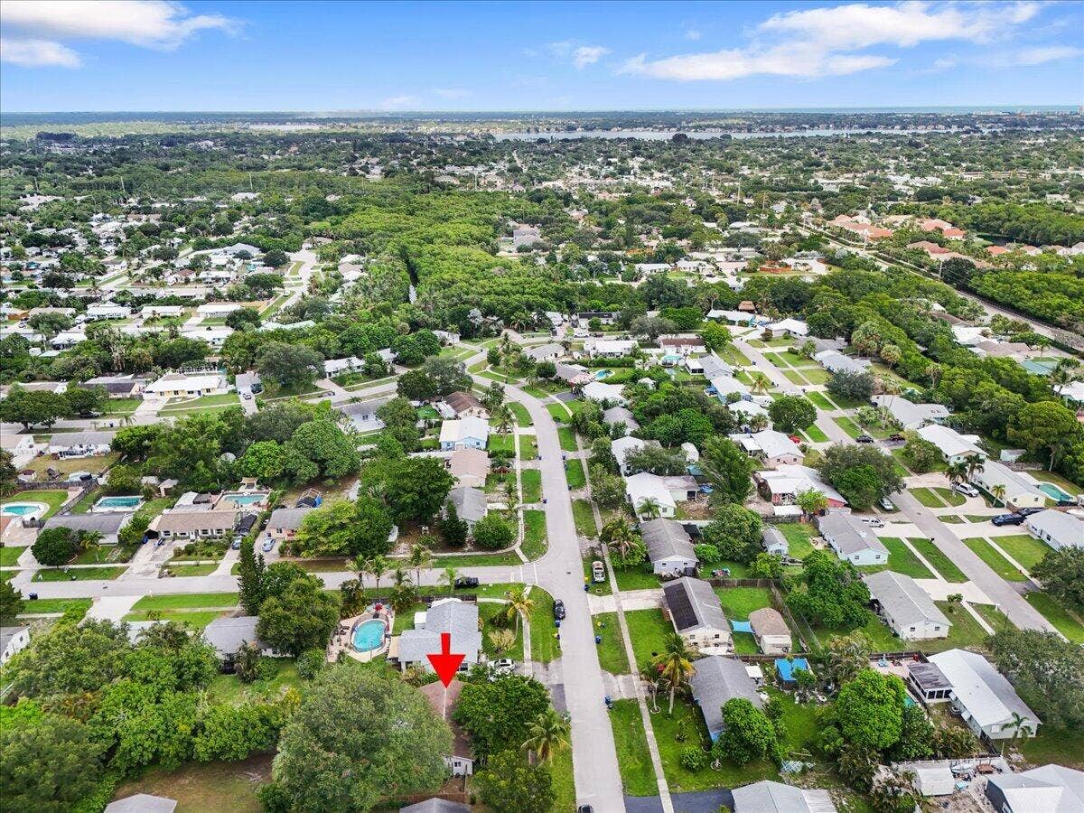 Aerial Facing North
