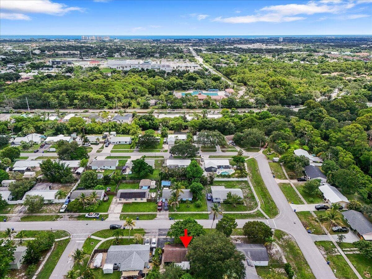 Aerial Facing East
