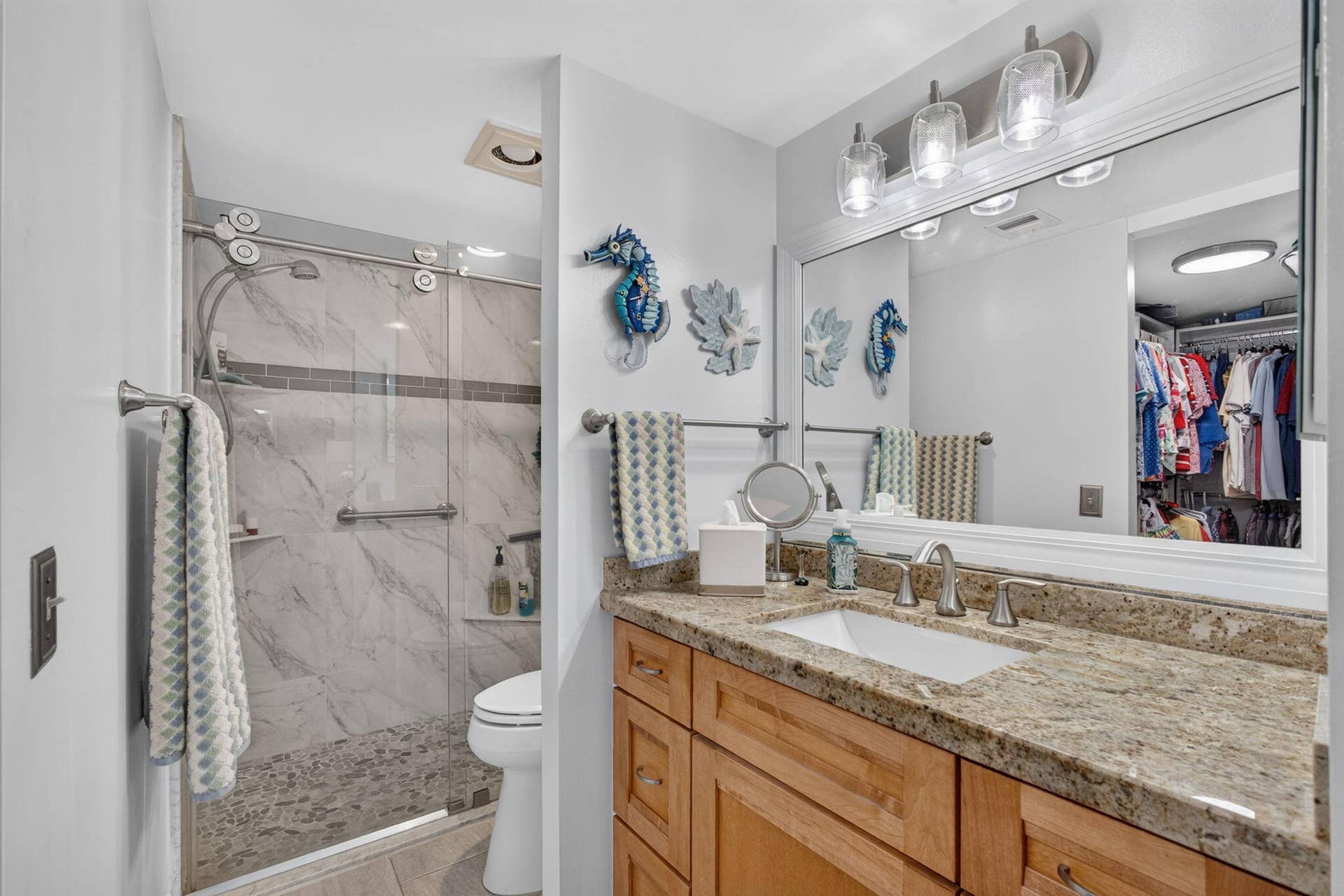 1251 Sugar Sands Boulevard, #124, Singer Island, FL 33404 Main Bath from Doorway