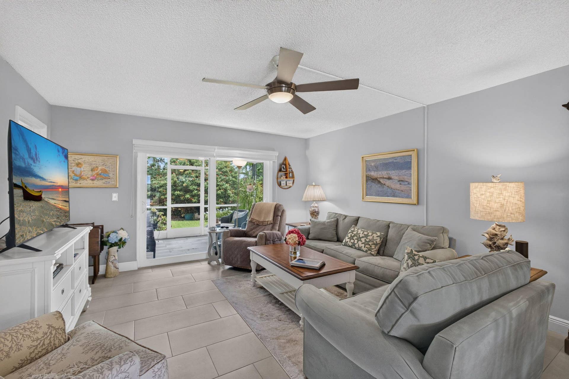 1251 Sugar Sands Boulevard, #124, Singer Island, FL 33404 LR View with Porch