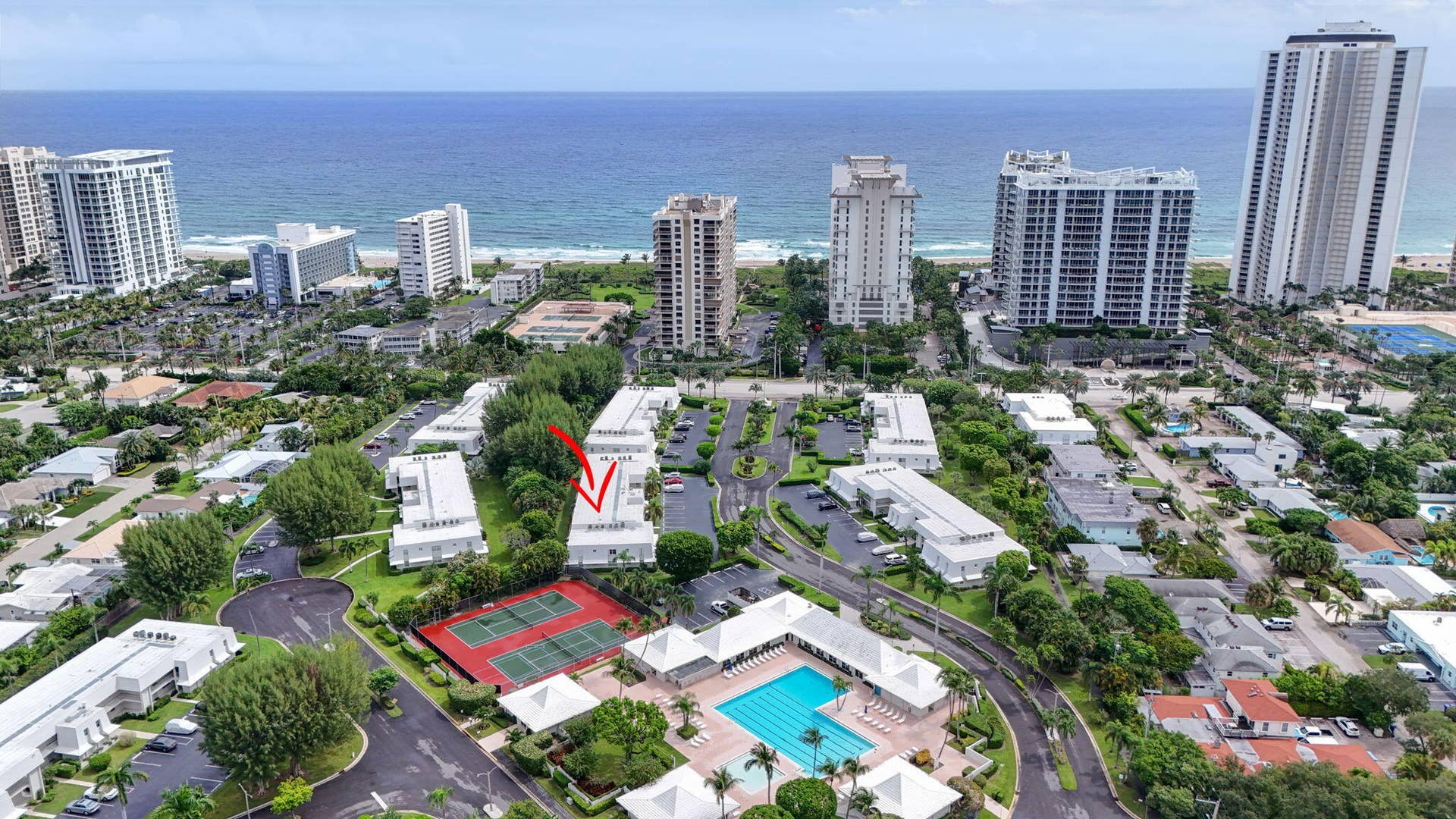 1251 Sugar Sands Boulevard, #124, Singer Island, FL 33404 Aerial Location View with Ocean