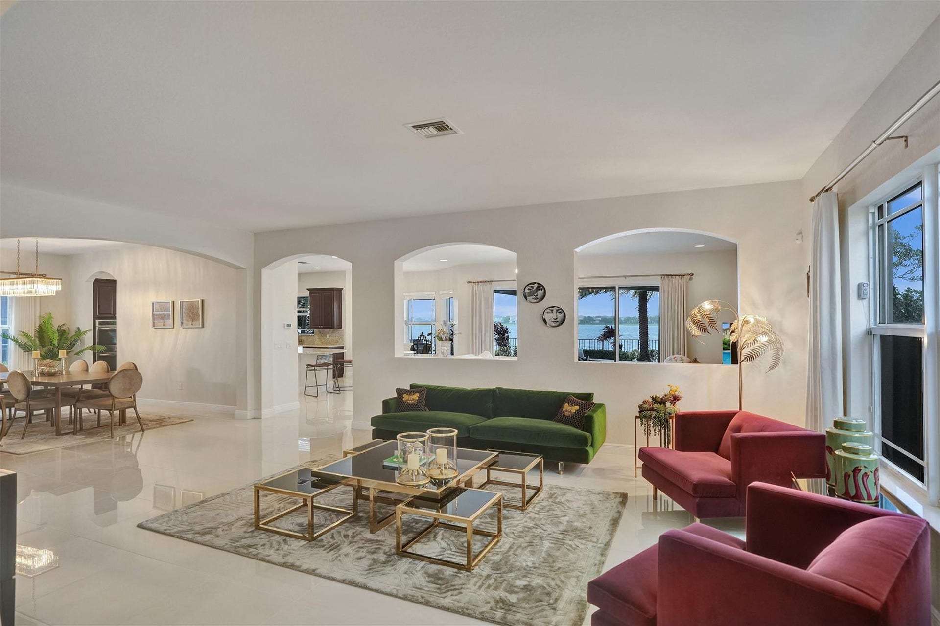 9749 Blue Isle, #BAY, Parkland, FL 33076 Expansive interior with light-toned tile flooring throughout