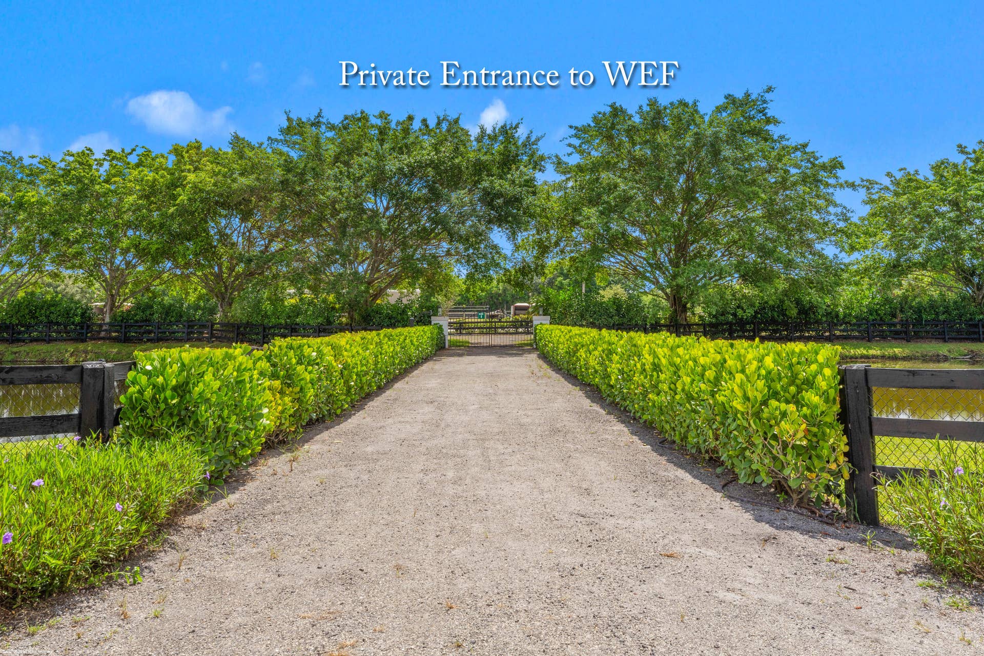 3382 Grand Prix Farms Drive N, Wellington, FL 33414 Private Gate to the Horse Show