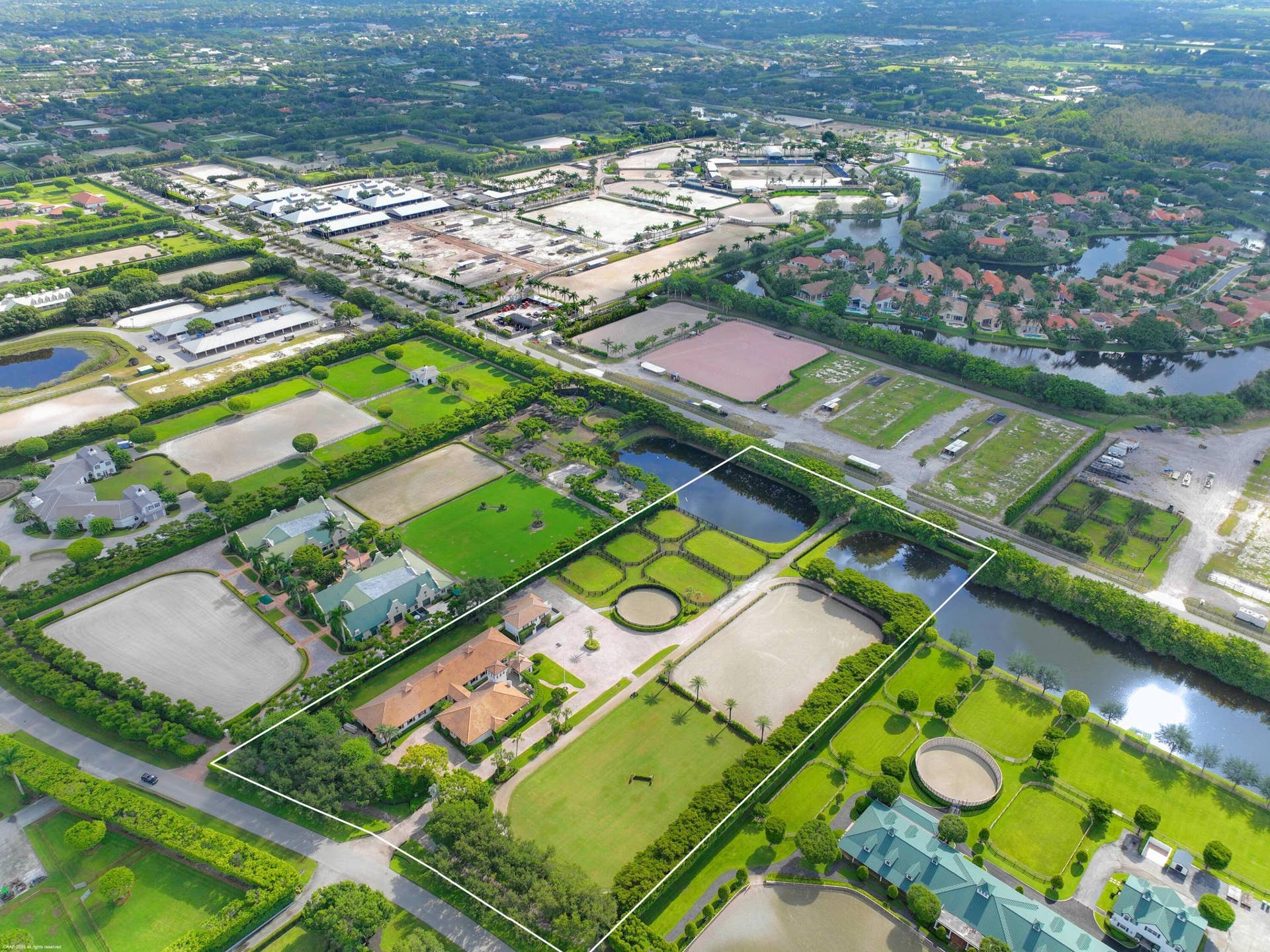 3382 Grand Prix Farms Drive N, Wellington, FL 33414 Aerial