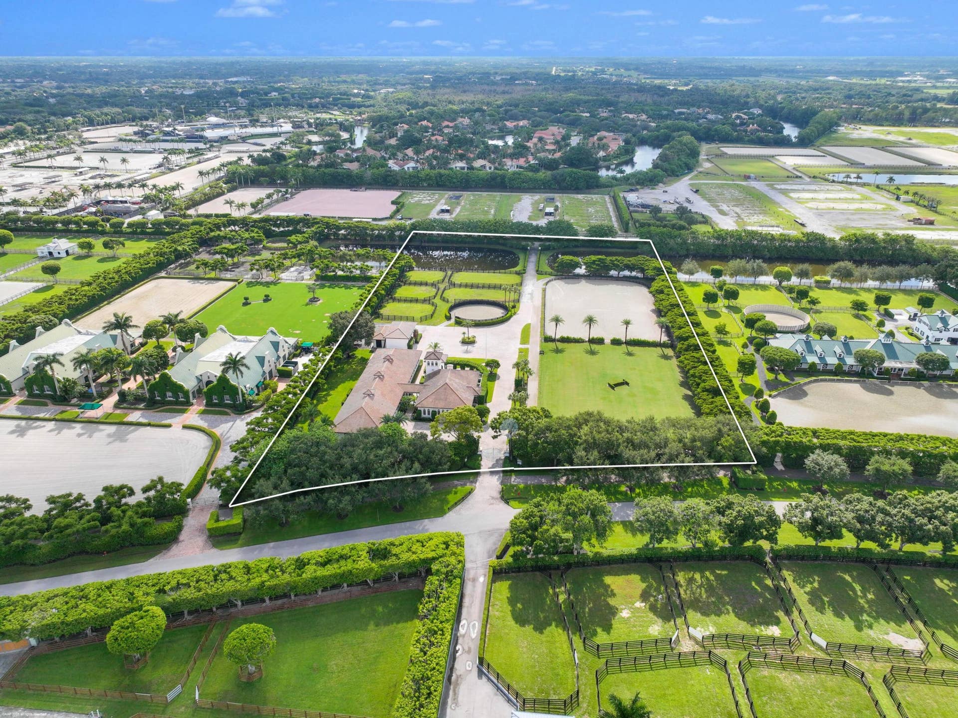 3382 Grand Prix Farms Drive N, Wellington, FL 33414 Aerial
