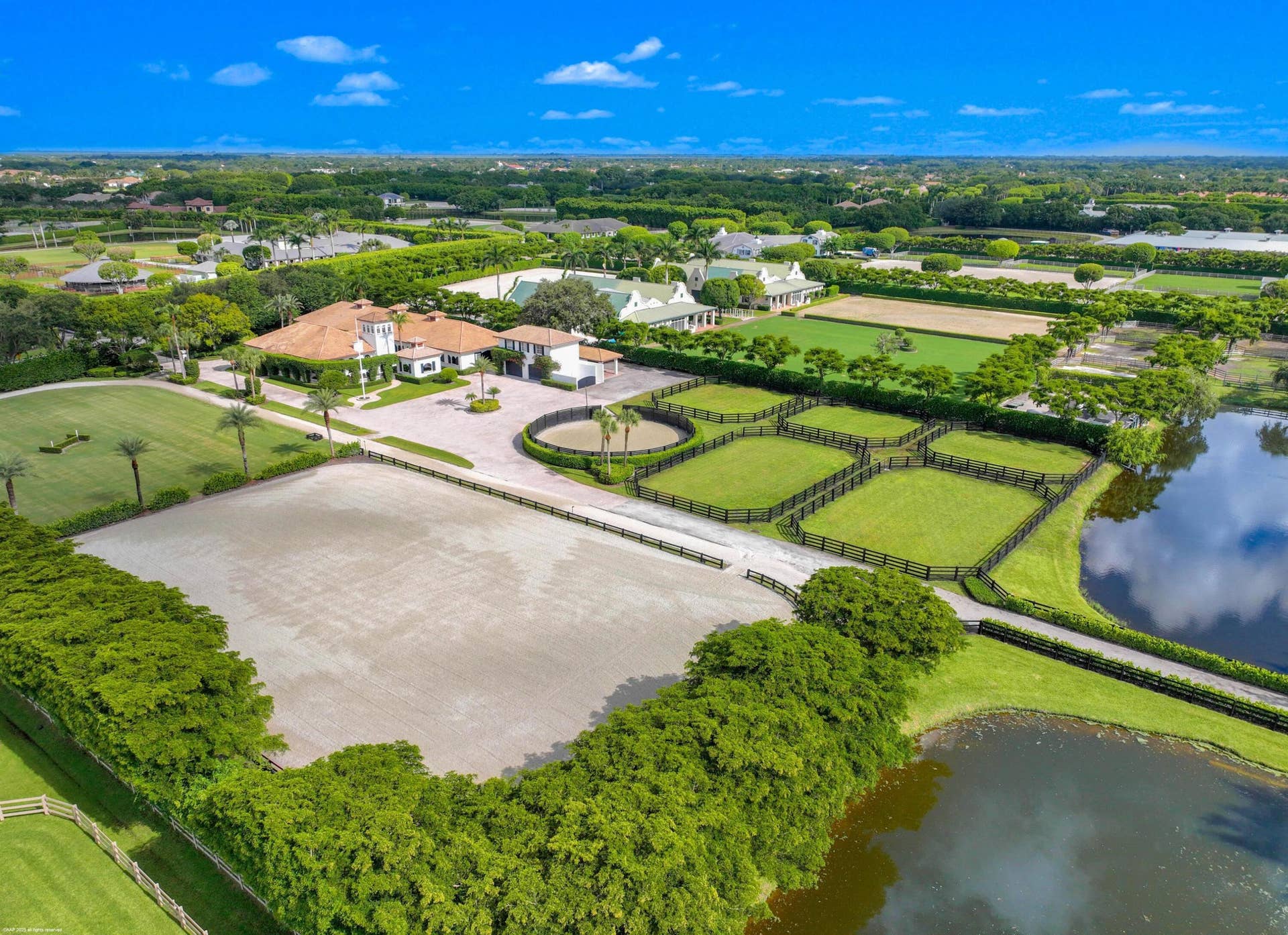 3382 Grand Prix Farms Drive N, Wellington, FL 33414 Aerial View