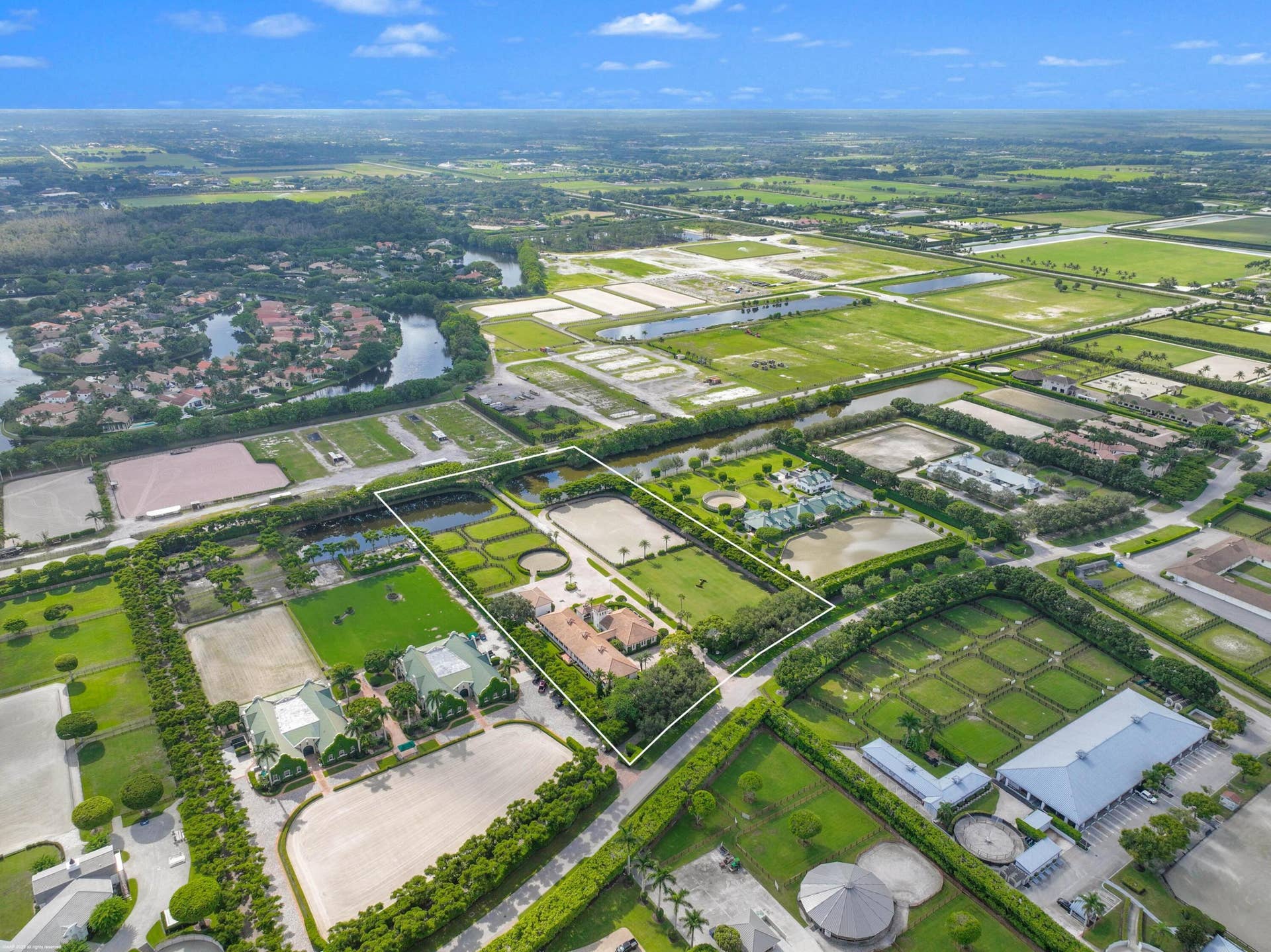 3382 Grand Prix Farms Drive N, Wellington, FL 33414 Aerial