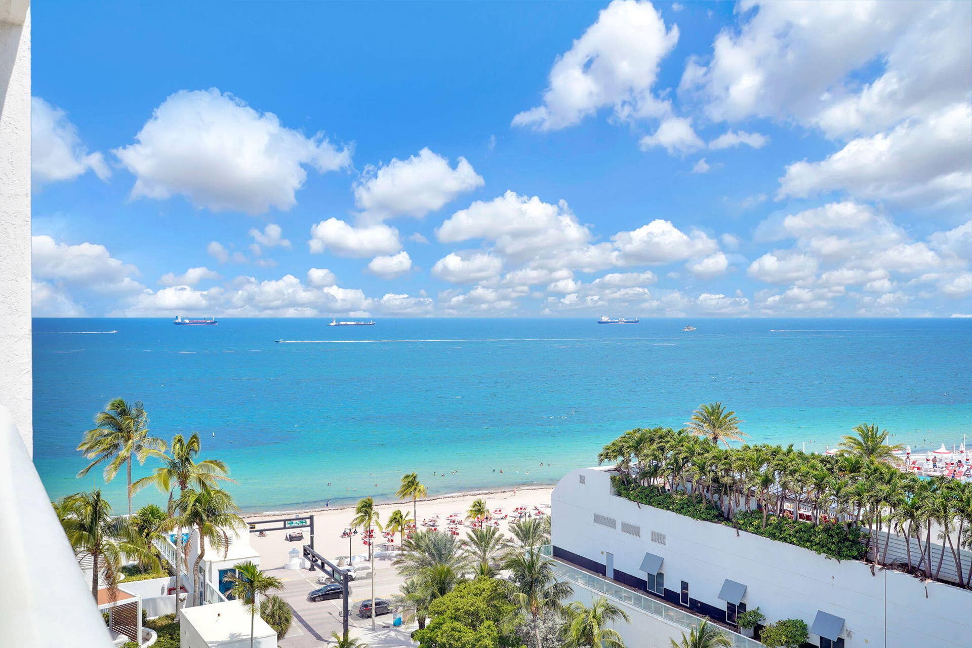 505 N FORT LAUDERDALE BEACH Boulevard, #1105, Fort Lauderdale, FL 33304 View from the 160sqft private balcony