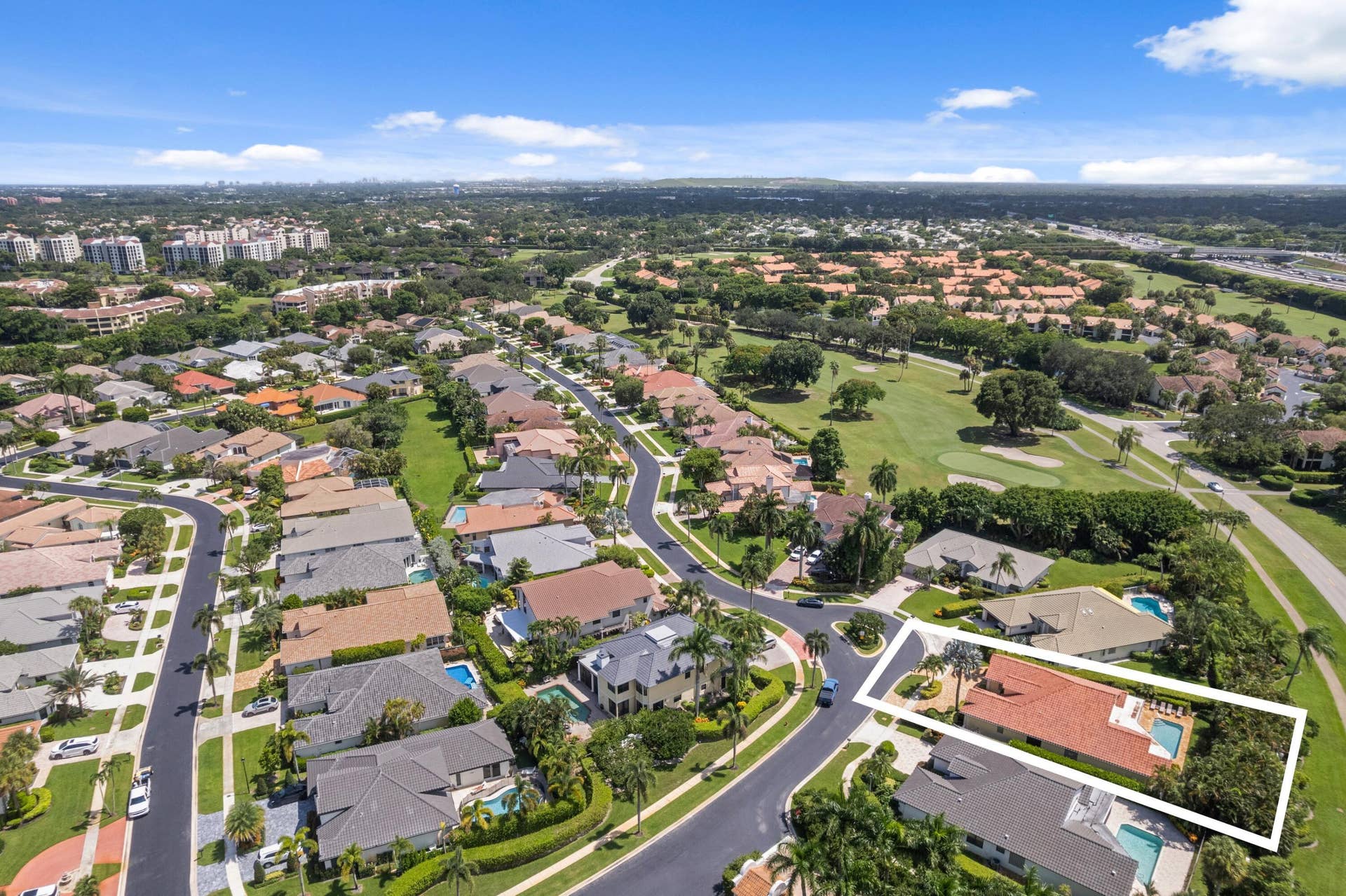 7795 LA CORNICHE Circle, Boca Raton, FL 33433 Aerial