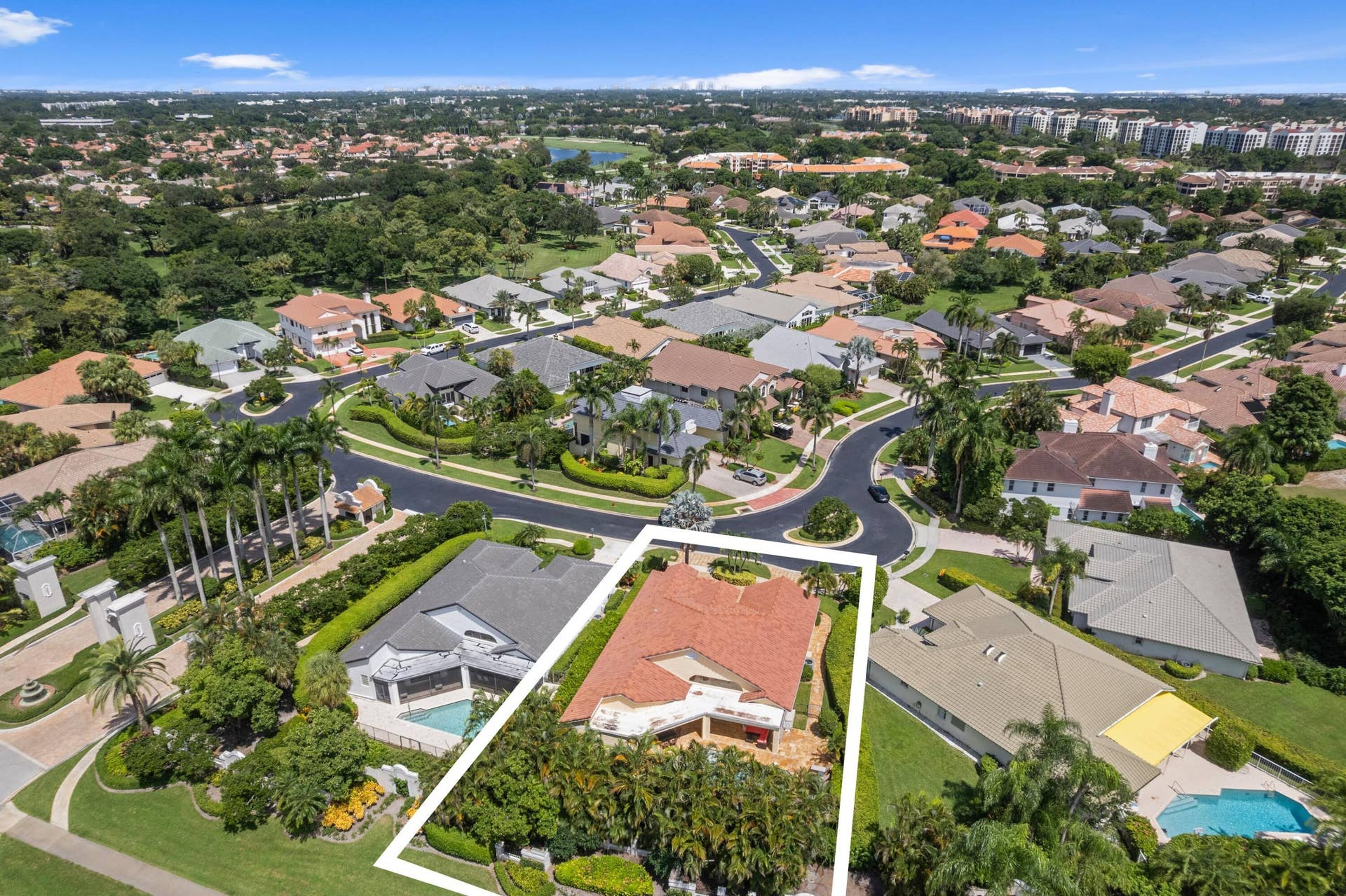 7795 LA CORNICHE Circle, Boca Raton, FL 33433 Aerial