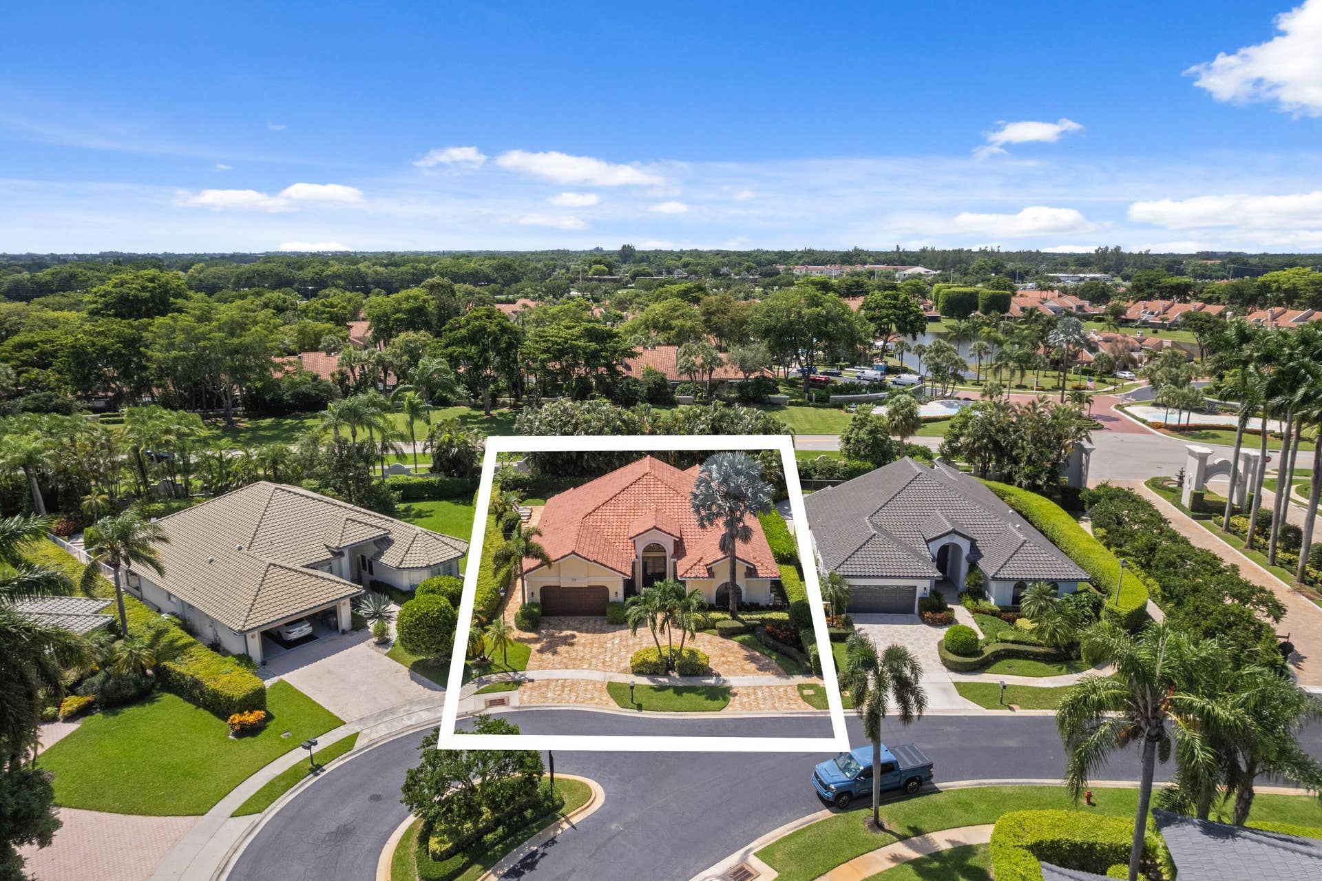 7795 LA CORNICHE Circle, Boca Raton, FL 33433 Aerial