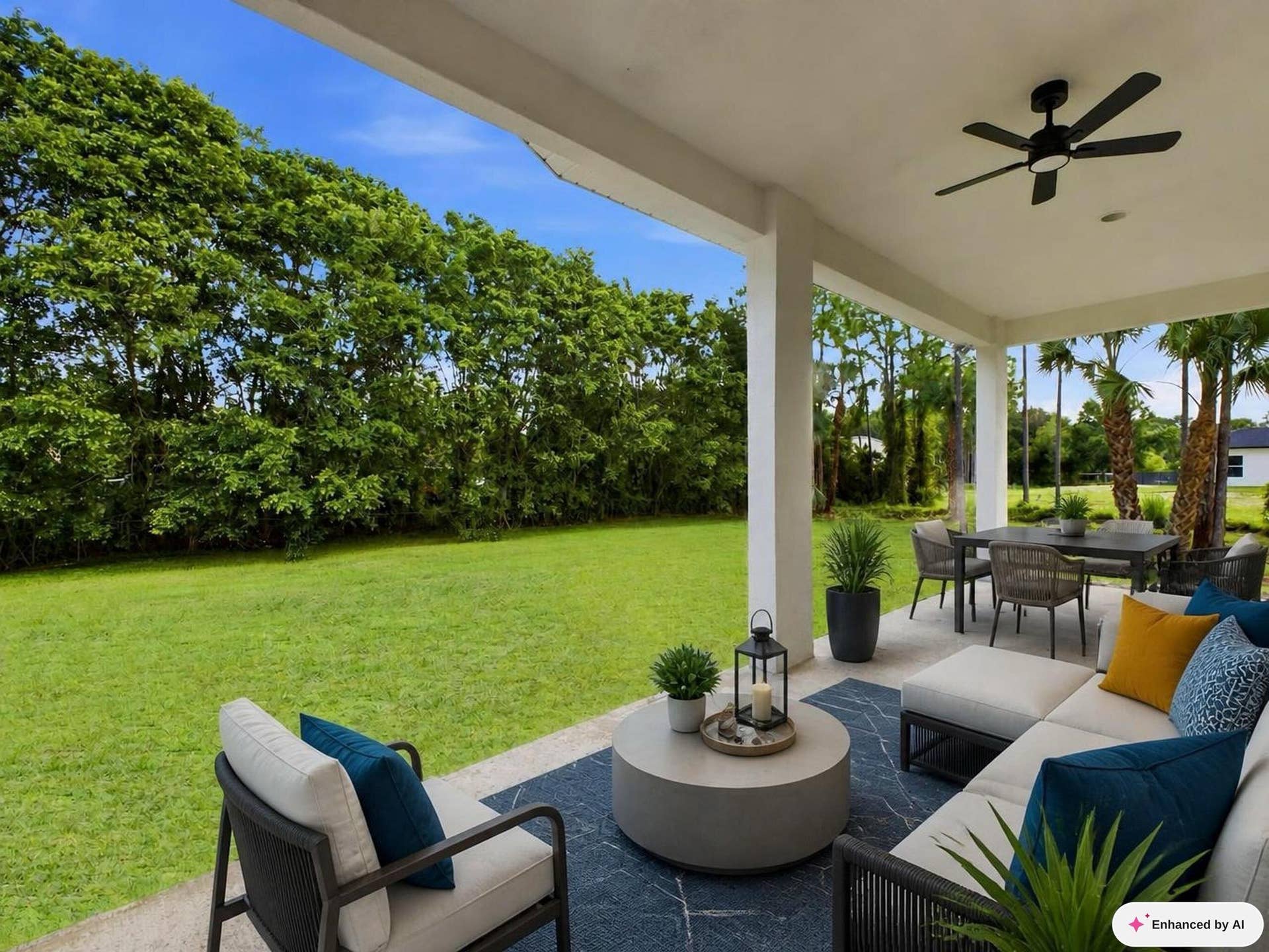 This image has been Ai Edited to illustrate the property's Dusk or Twilight View