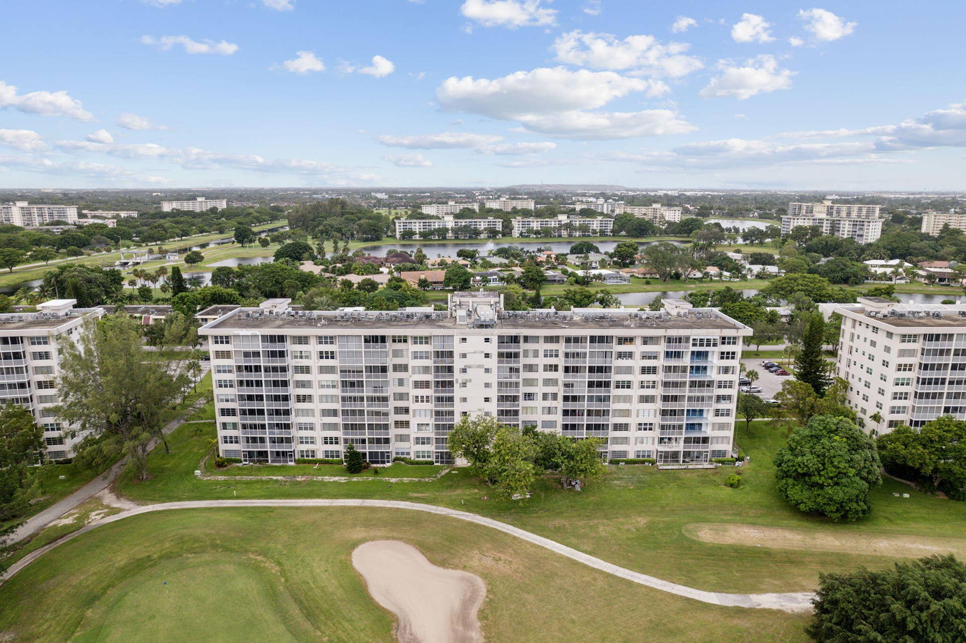 3001 S Course Drive, #502, Pompano Beach, Pompano Beach, FL 33069 Aerial View