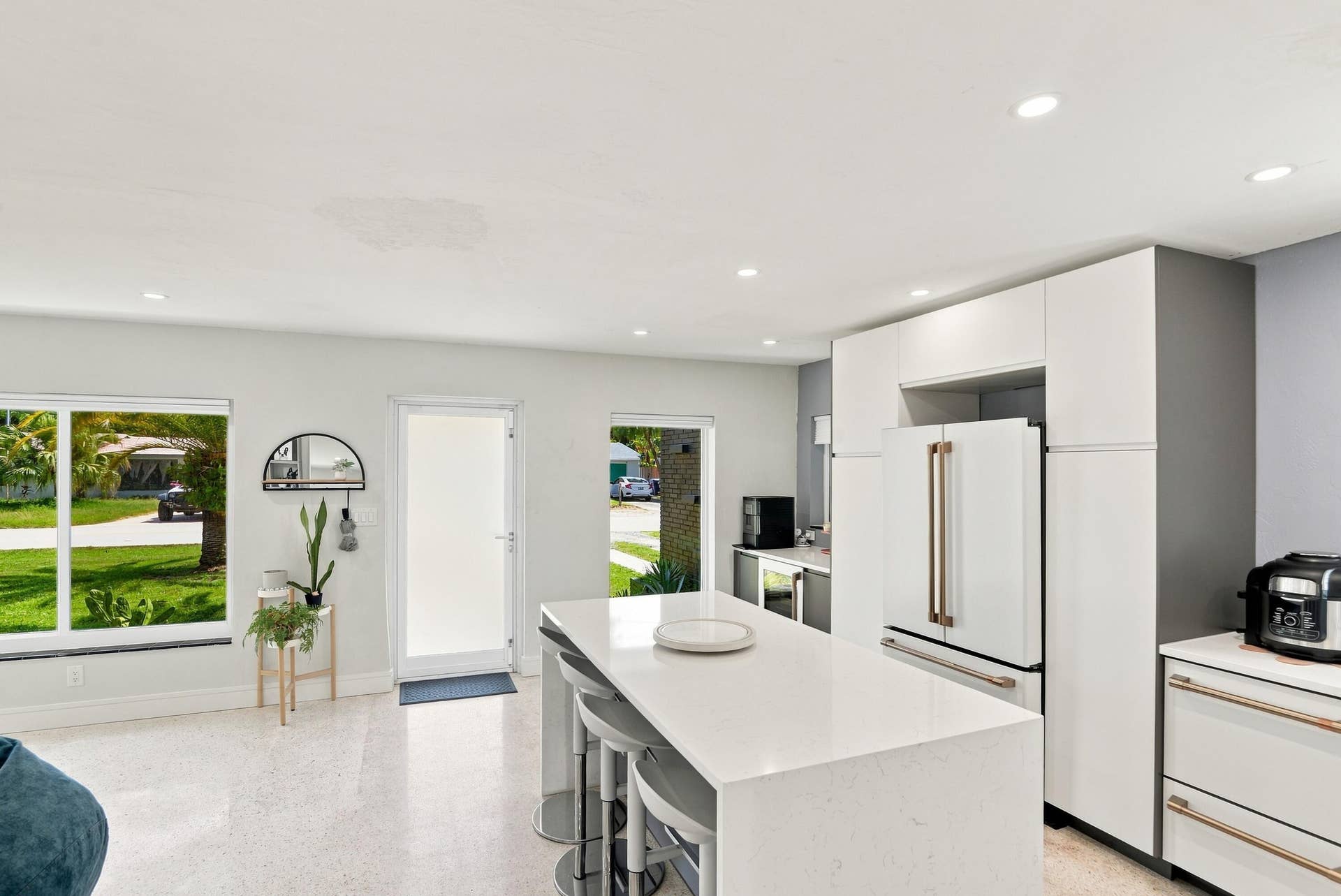 Kitchen and front entry