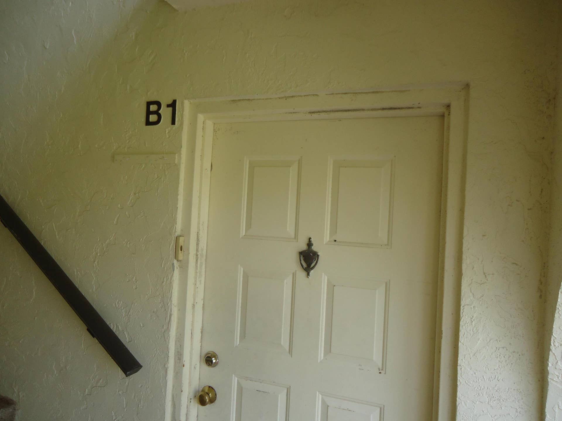 Entrance to unit