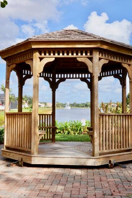 7326 Cortes Lake Drive, Delray Beach, FL 33446 GAZEBO ON WALKING TRAIL