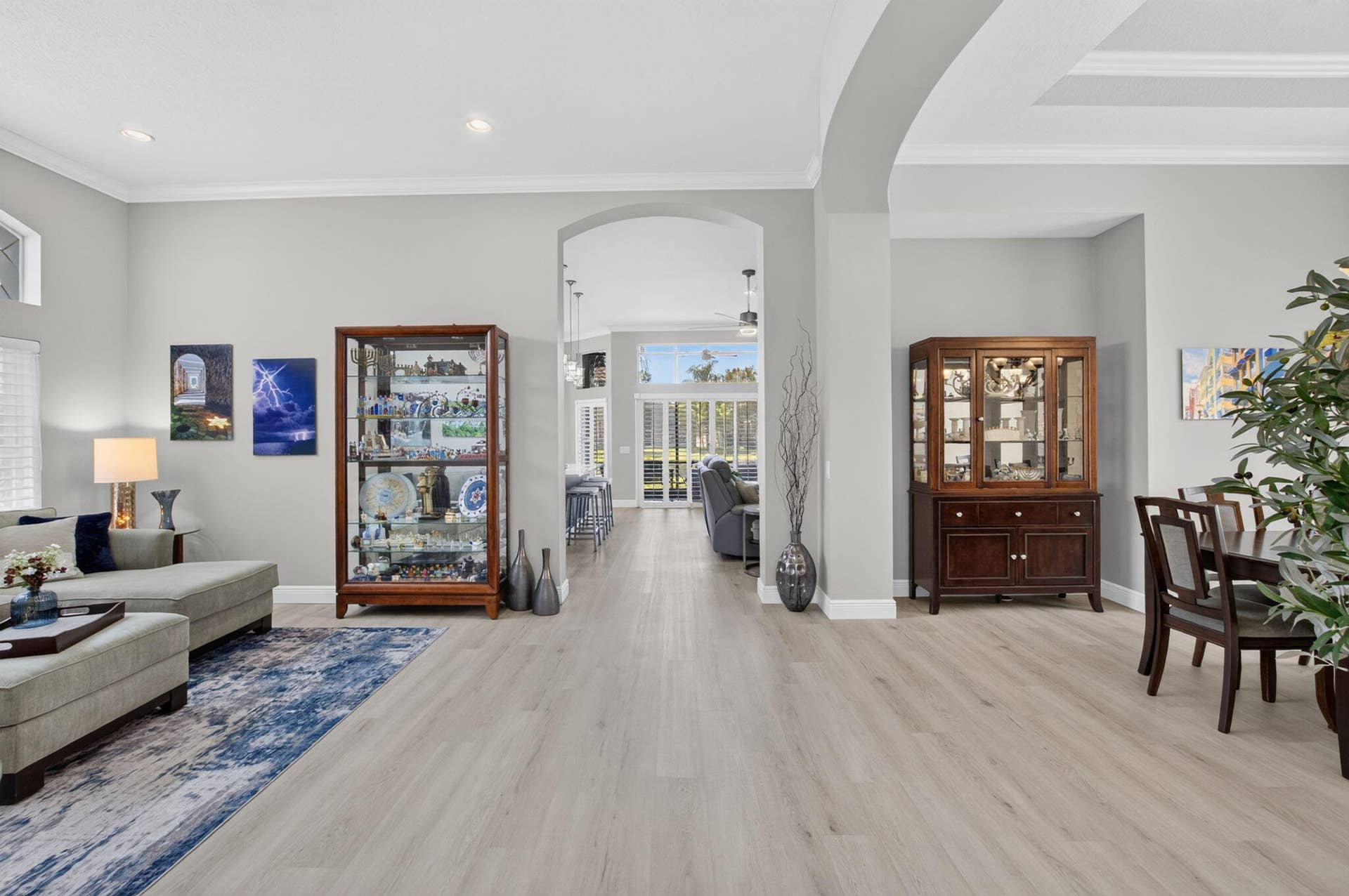 7326 Cortes Lake Drive, Delray Beach, FL 33446 ENTRYWAY/LIVING ROOM/DINING ROOM
