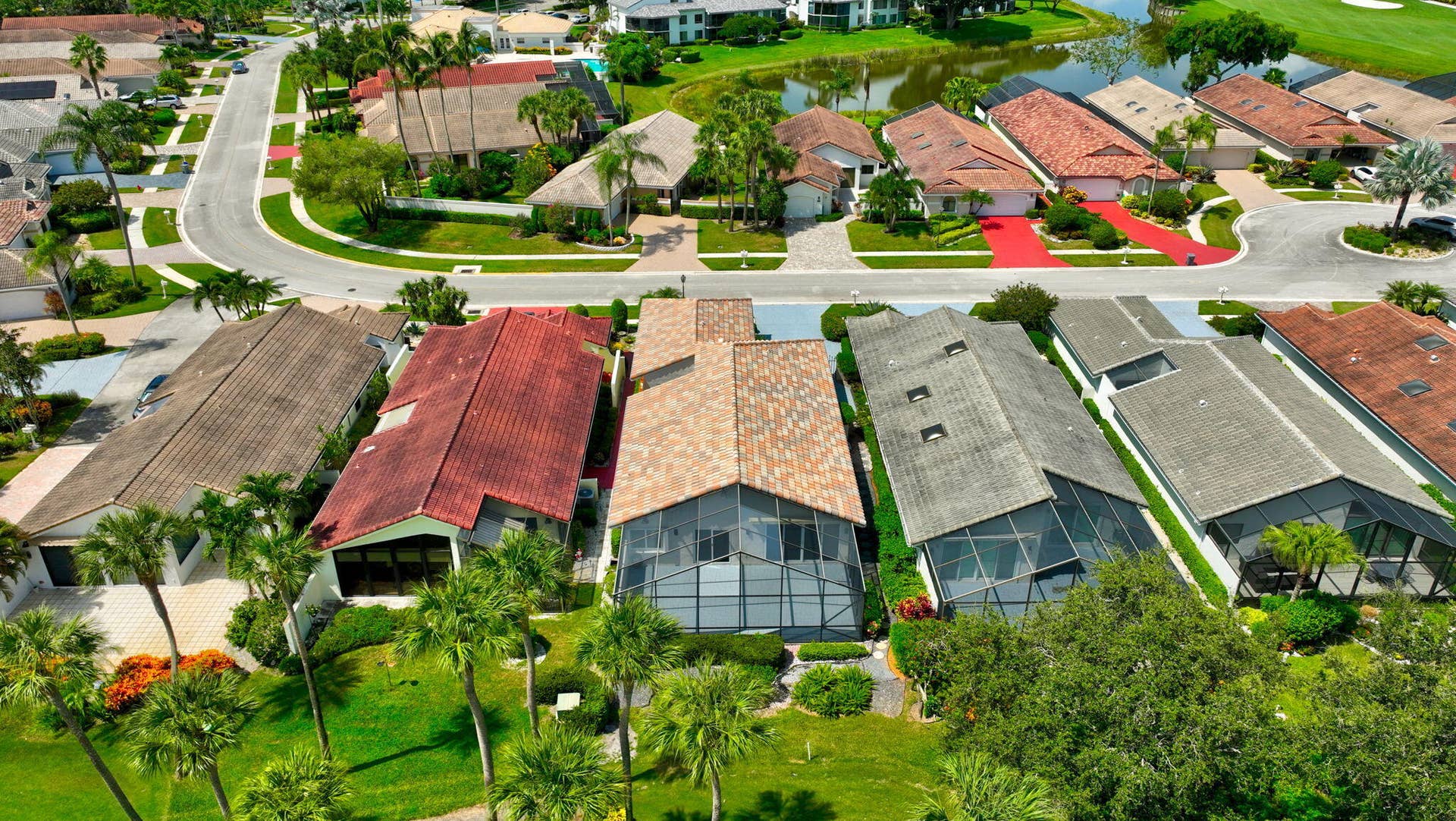 15441 Strathearn Drive, Delray Beach, FL 33446 Aerial View