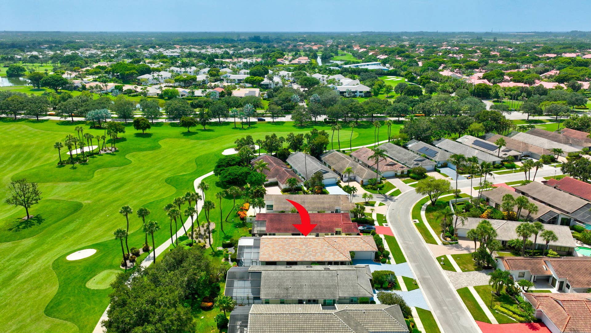 15441 Strathearn Drive, Delray Beach, FL 33446 Aerial Location Photo
