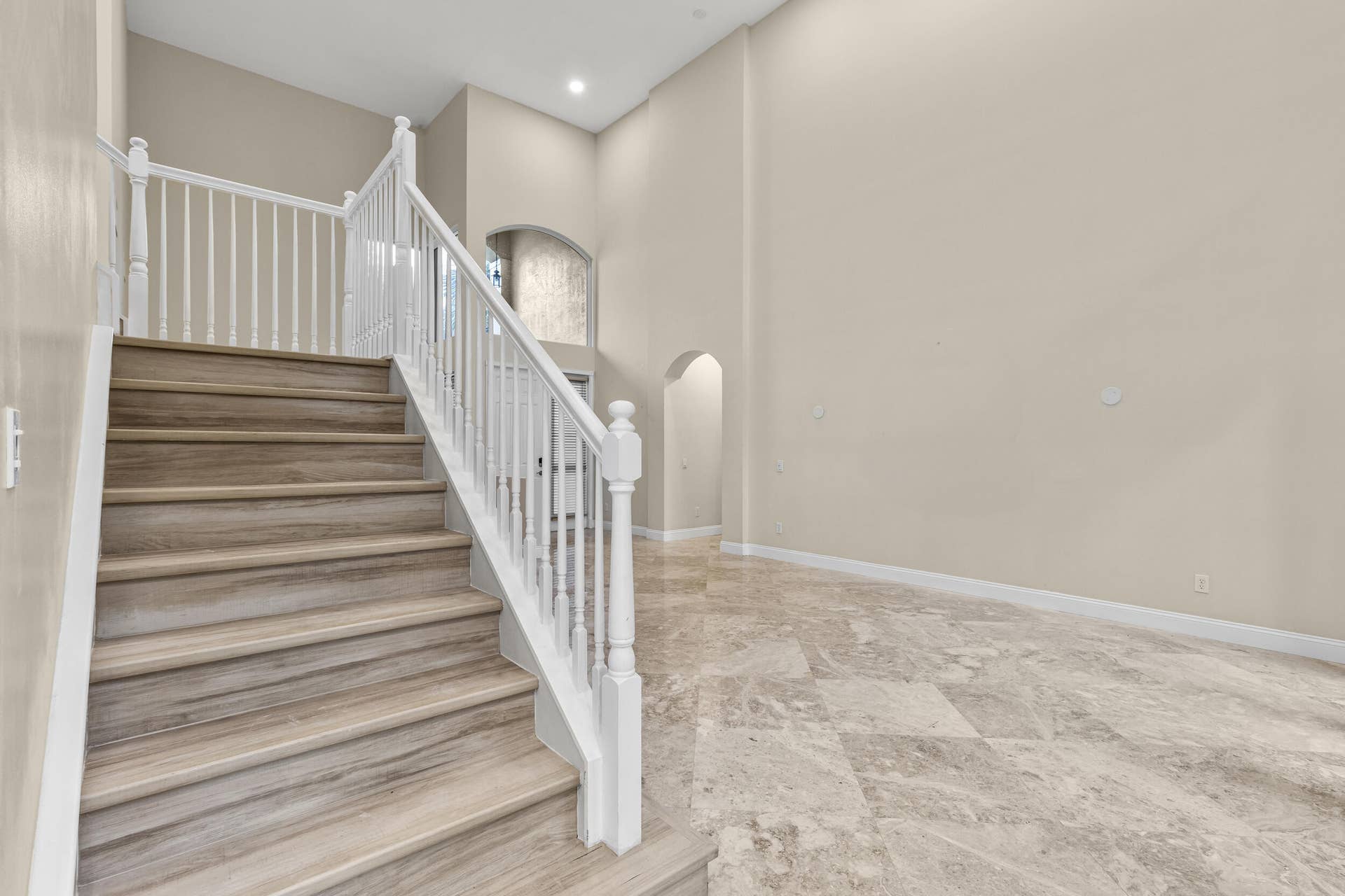 6966 Great Falls Circle, Boynton Beach, FL 33437 Staircase from Formal Living Room