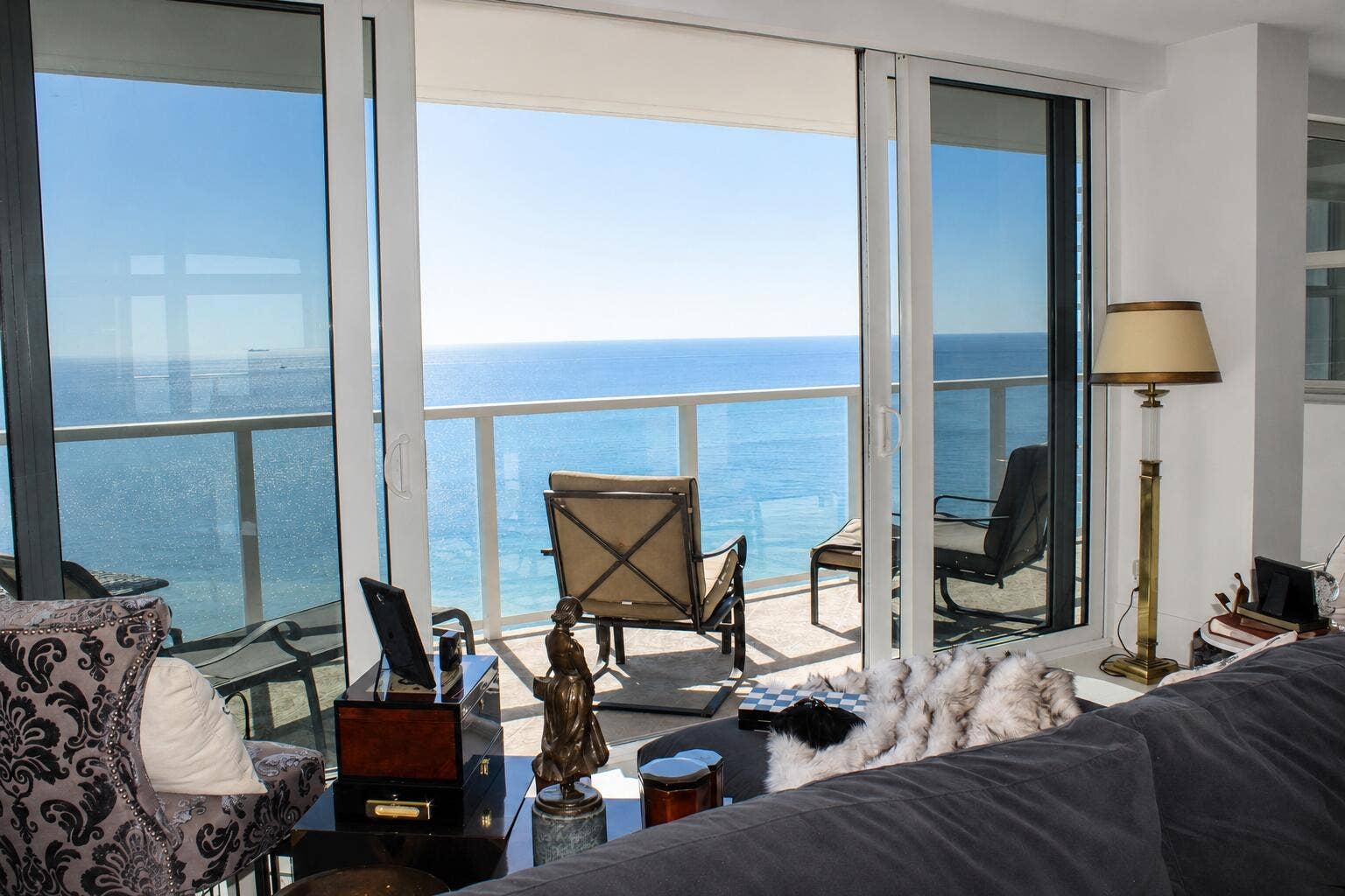 4300 N OCEAN Boulevard, #15D, Fort Lauderdale, Fort Lauderdale, FL 33308 Reading/ Balcony
