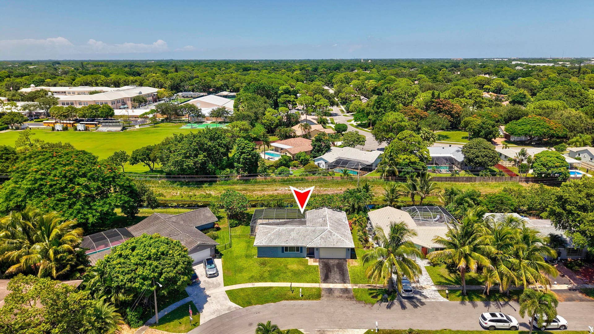 115 Orchard Ridge Lane, Boca Raton, FL 33431 26_Aerial_Home_and_Nearby_Park