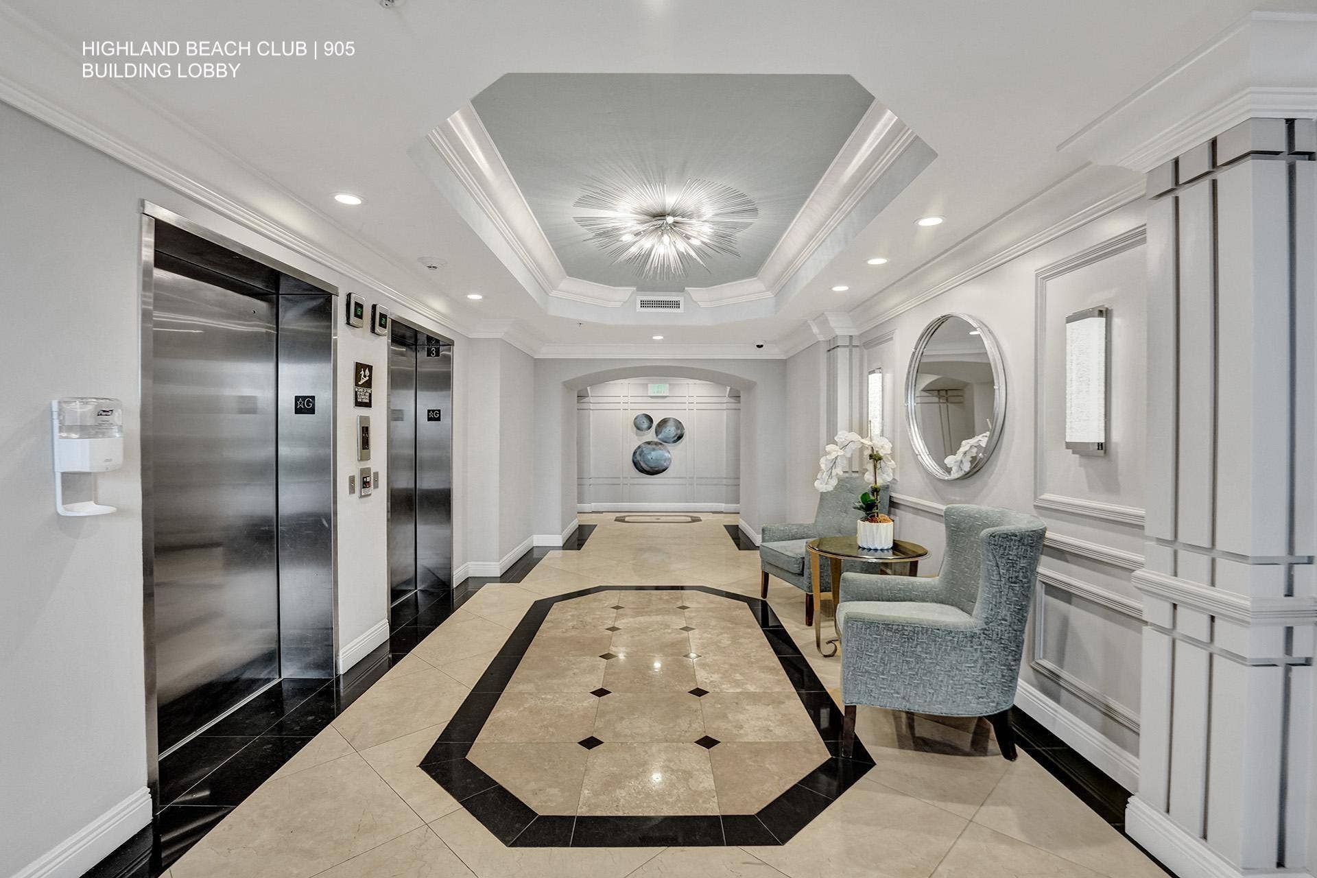 3606 S OCEAN Boulevard, #905, Highland Beach, Highland Beach, FL 33487 Lobby