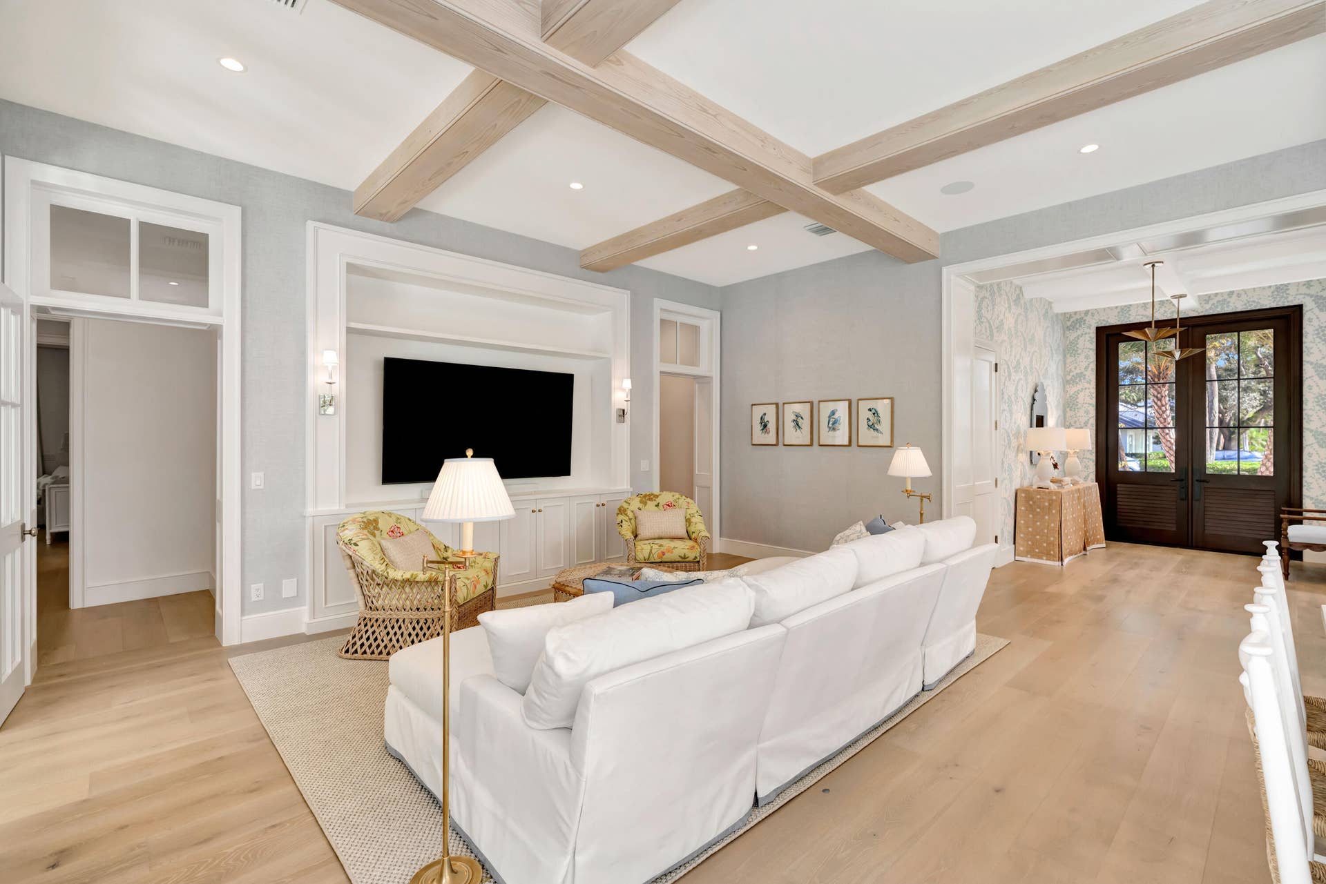 185 Birkdale Lane, Jupiter, Jupiter, FL 33458 Architectural Wood Beam Ceiling