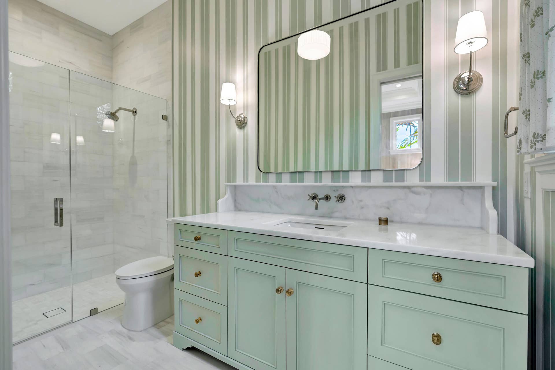 185 Birkdale Lane, Jupiter, Jupiter, FL 33458 Marble Guest Bath 1