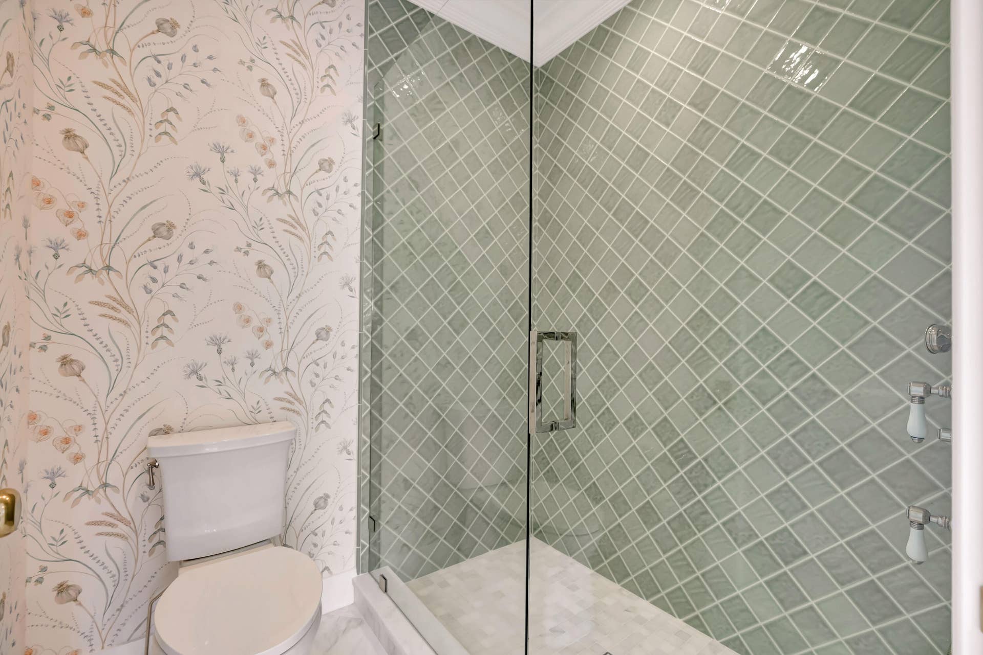 185 Birkdale Lane, Jupiter, Jupiter, FL 33458 Shower w/Clay Tile Walls
