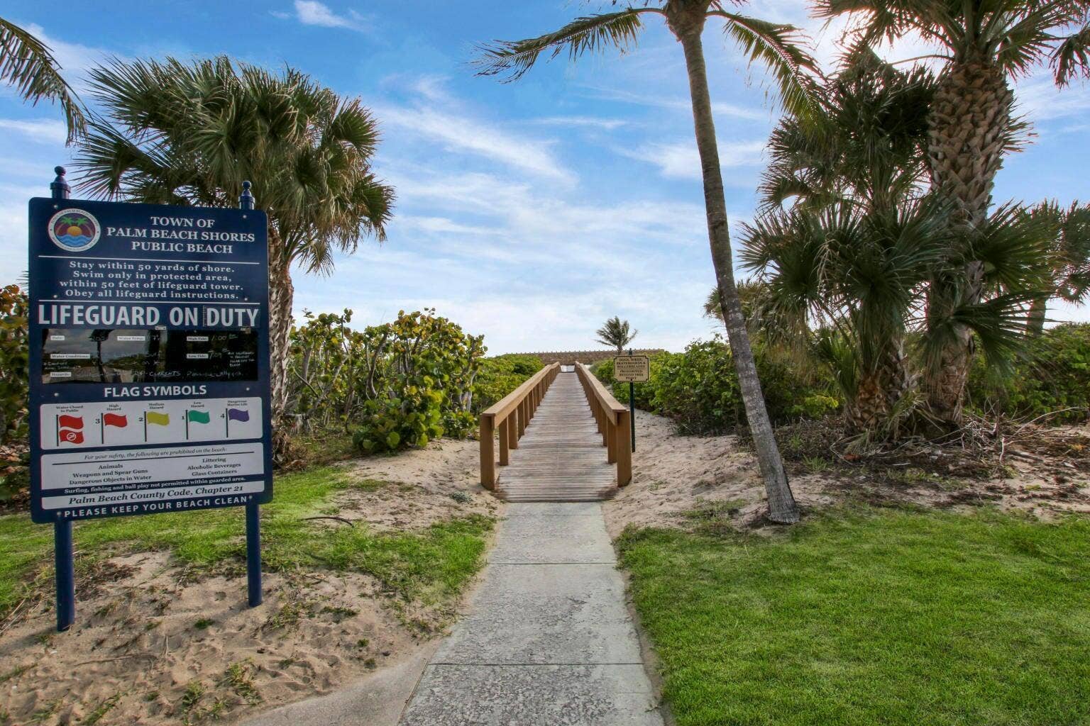 PBS beach walkway