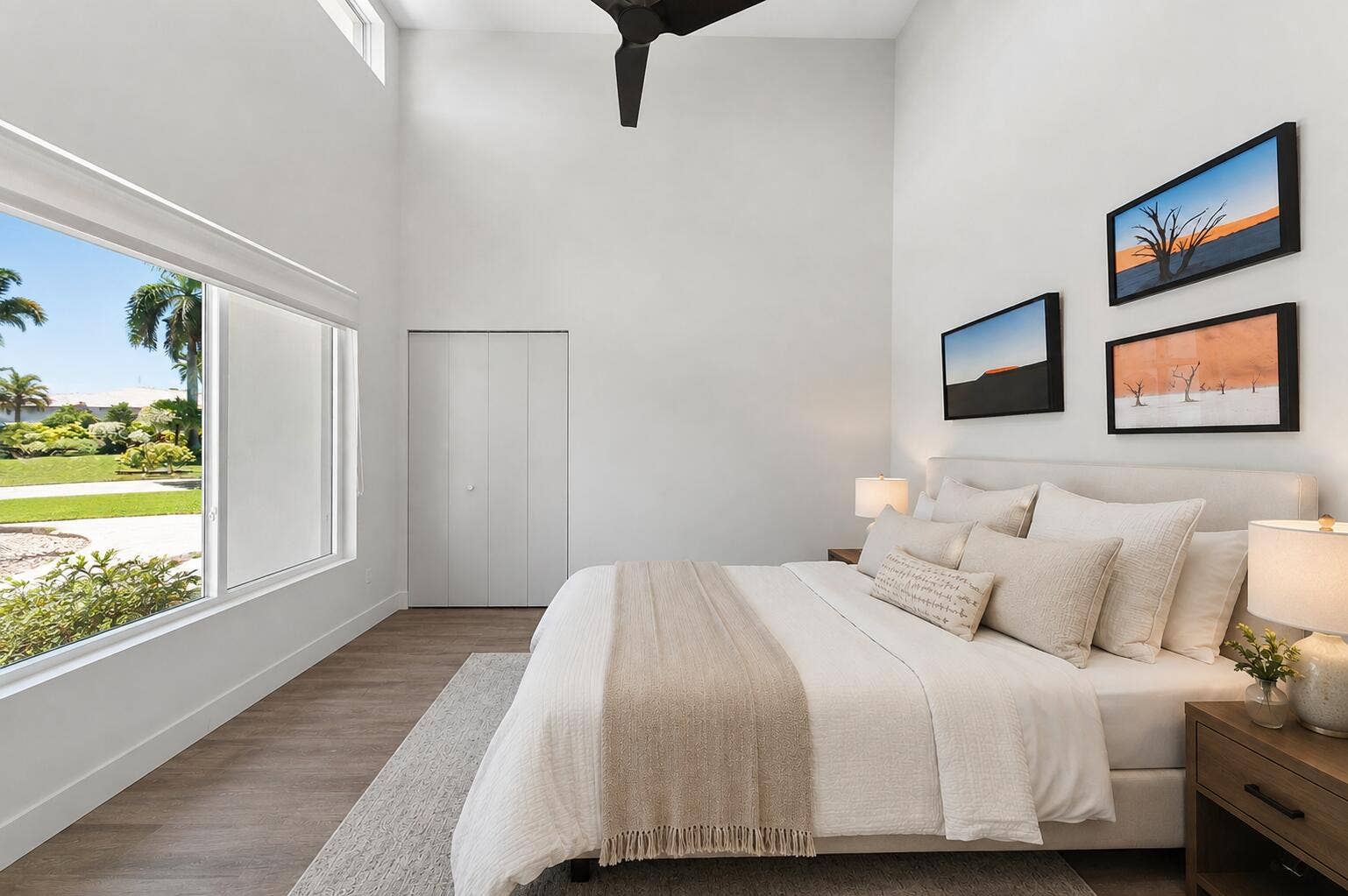 115 NE 16TH Court, Delray Beach, FL 33444 VIRTUAL RENDERING OF BEDROOM 4 With bed and closet door